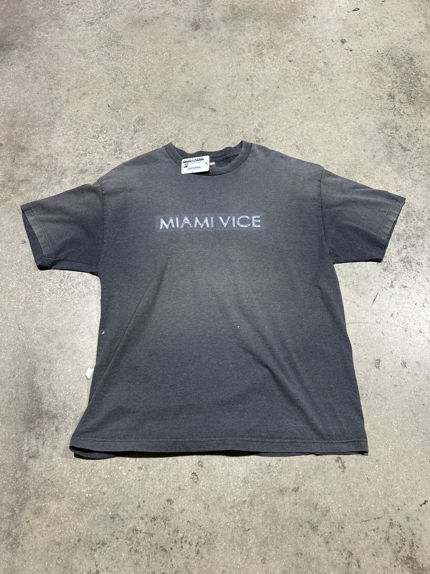 2006 Miami Vice Movie Tee - Faded Grey Size XL
