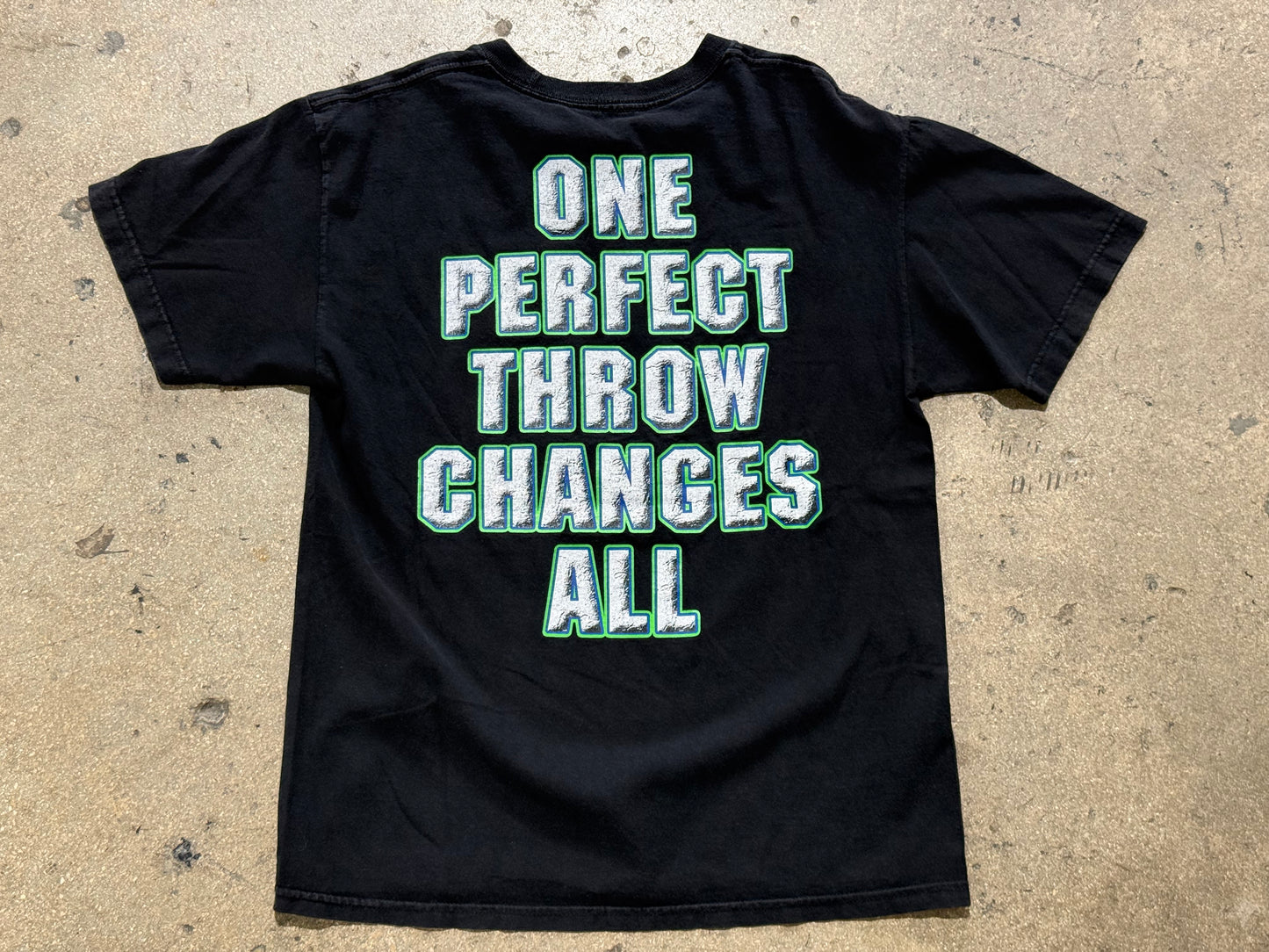 Bootleg Seattle Seahawks Boom Boom Boom Tee - Black Size Large