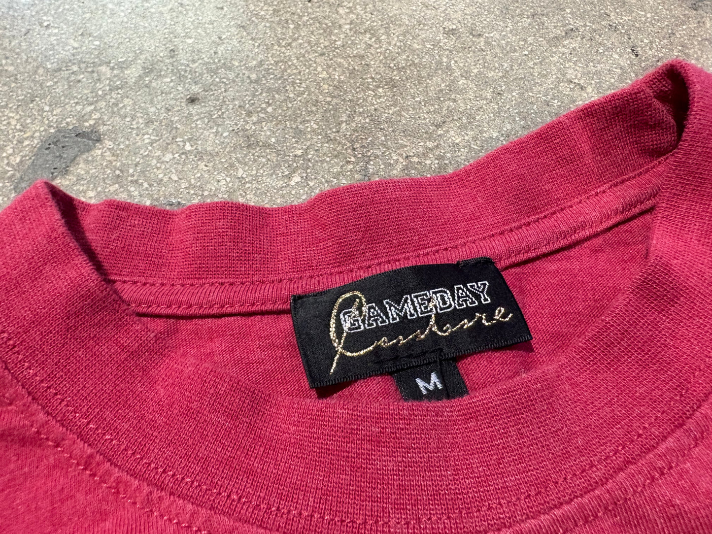 Alabama University "BAMA" Longsleeve Tee - Red Size Medium