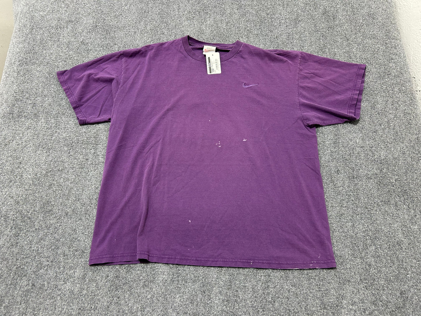Nike Small Logo Tee - Purple Size XL