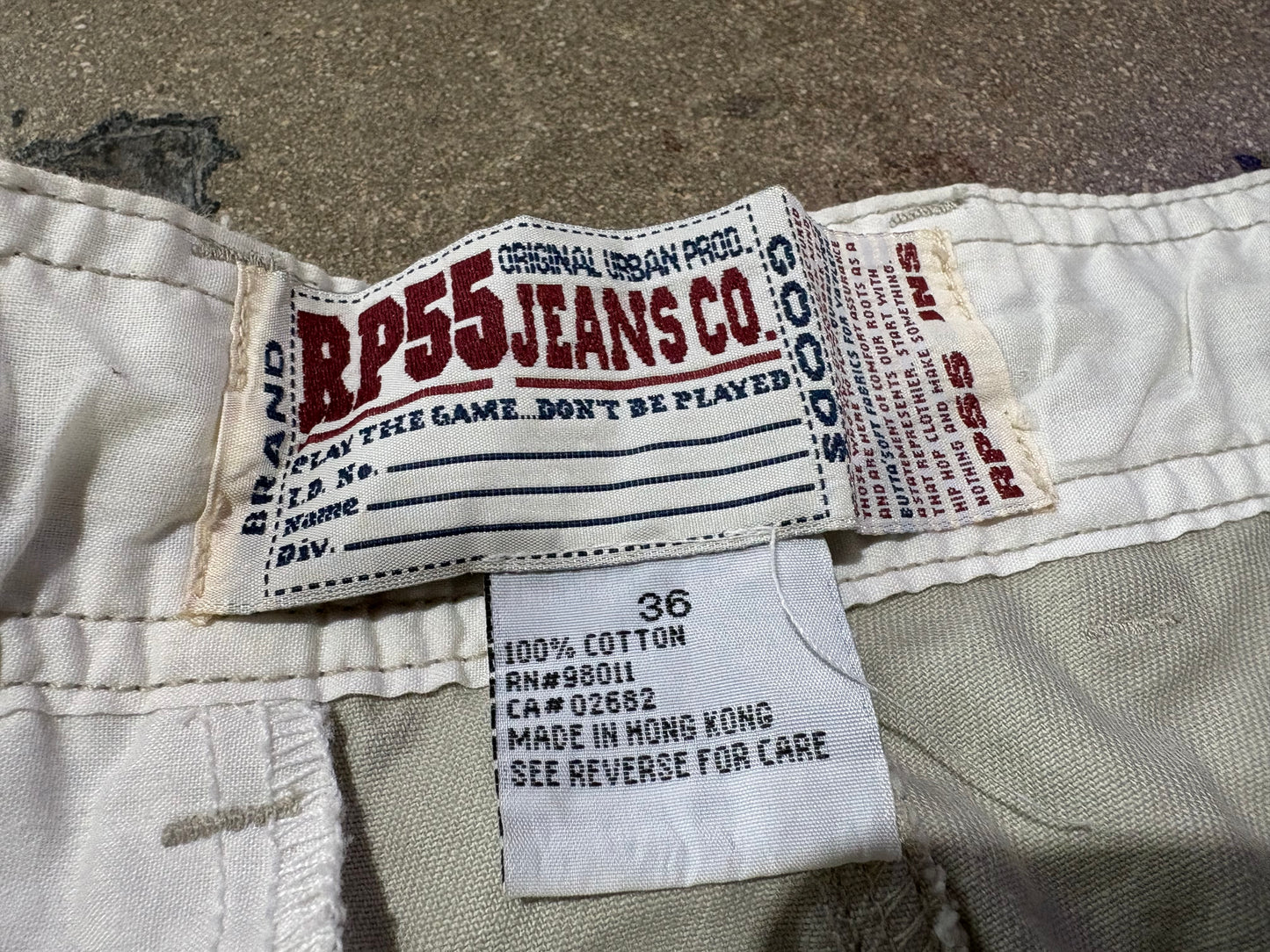 RP55 Cargo Pants - Khaki Size 36