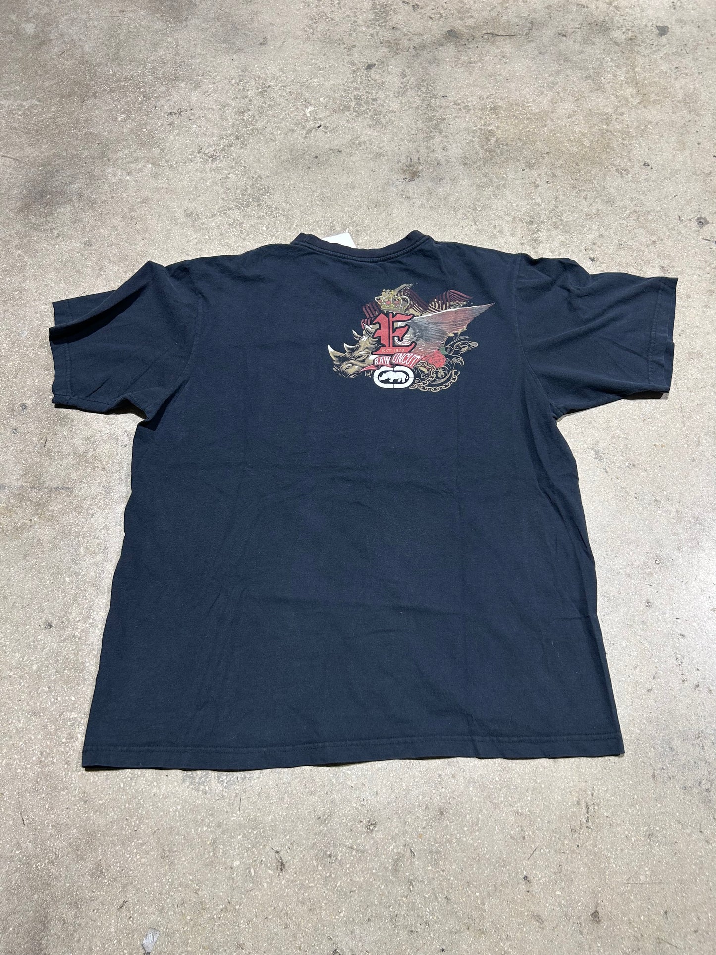 Ecko Heavy Graphic Tee - Black Size XL