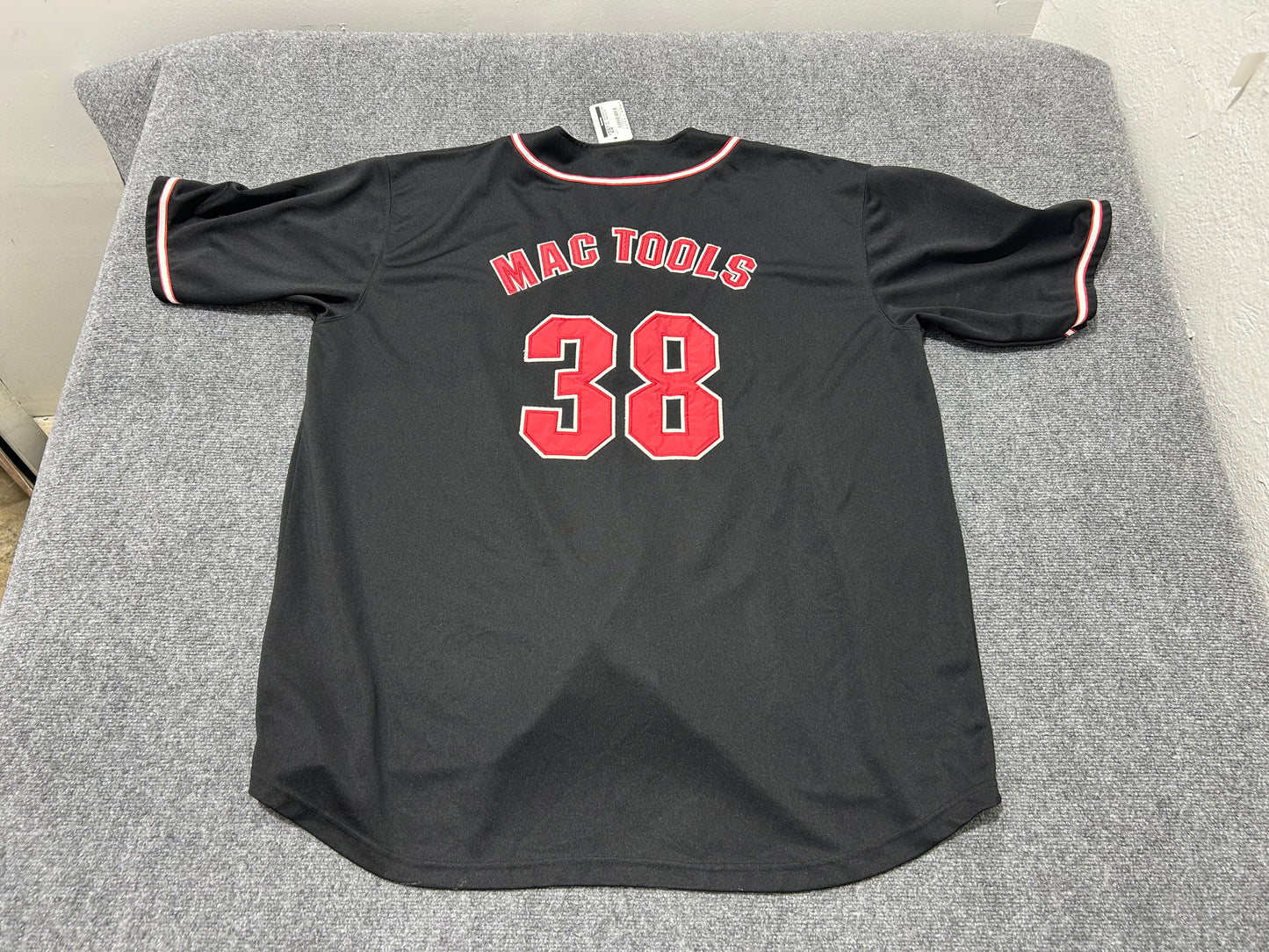 Mac Tools Baseball Jersey #35 - Black Size XXL