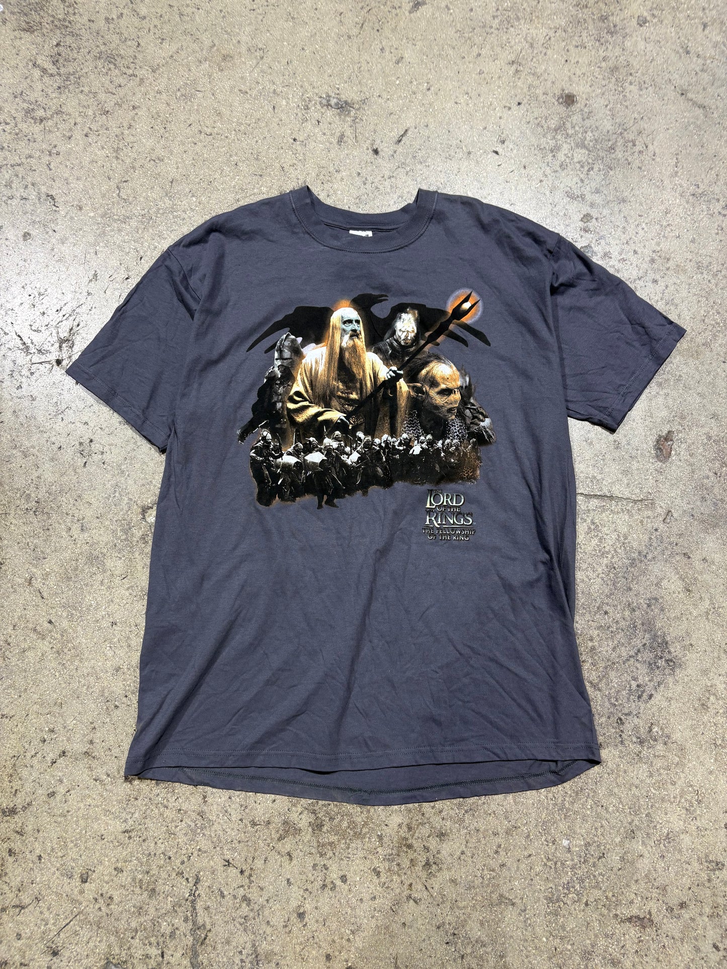 Lord of the Rings Villains Tee - Grey Size XL (24 x 31)