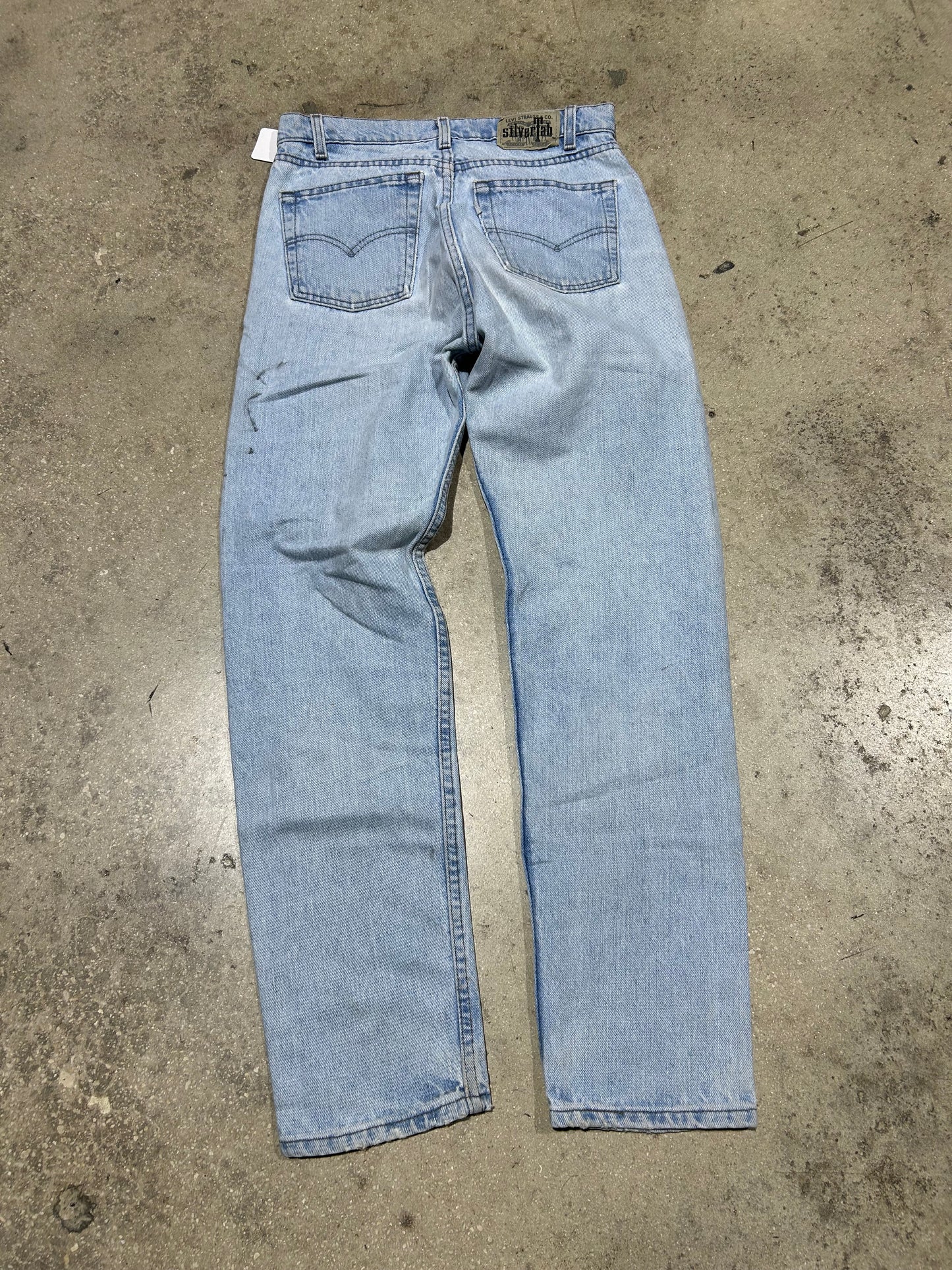 Levis Silvertab Straight Jeans - Blue Size 31x30