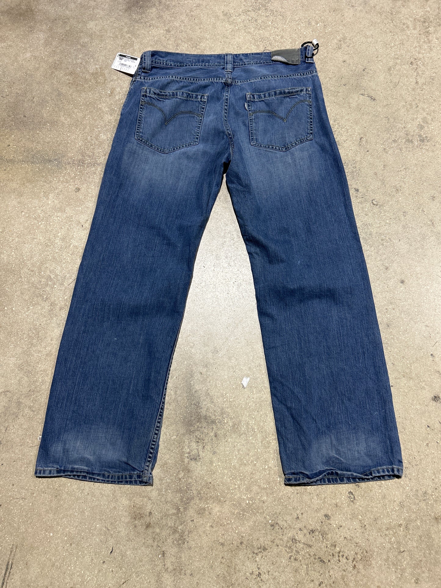 Levis Silver Tab Loose Denim Pants - Blue Size 34x32