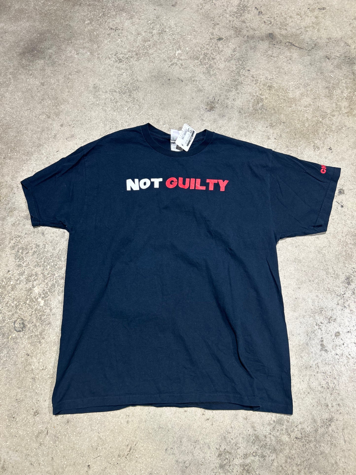 Chicago: The Musical NOT GUILTY Tee - Black Size XL