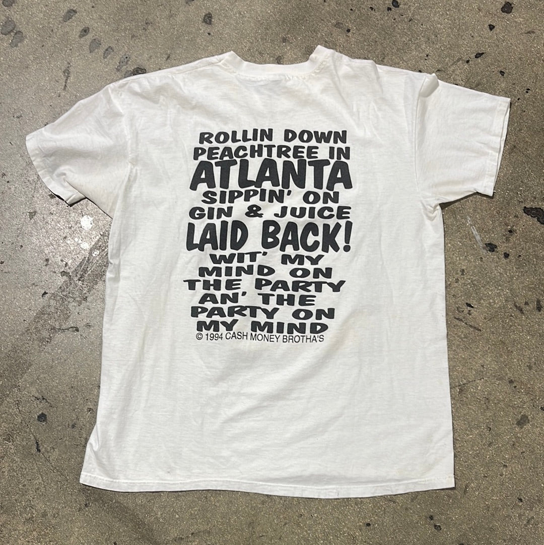 1994 Freaknik Jus' Kickin' It! Tee - White Size XL