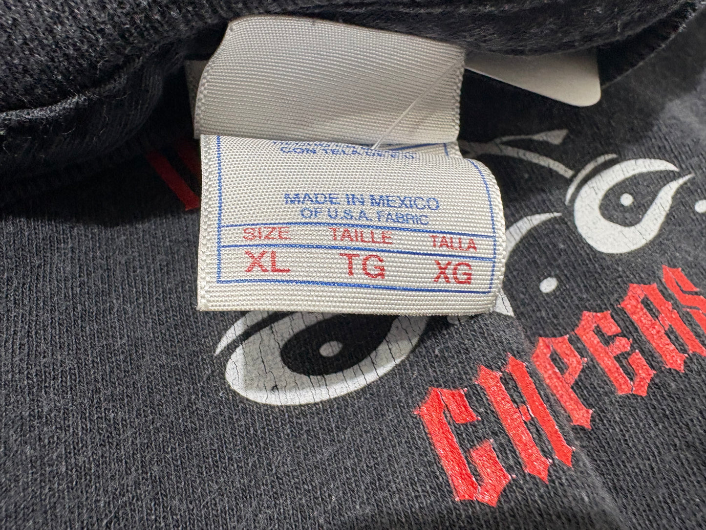 OCC Orange County Chopper Tee - Faded Black Size XL
