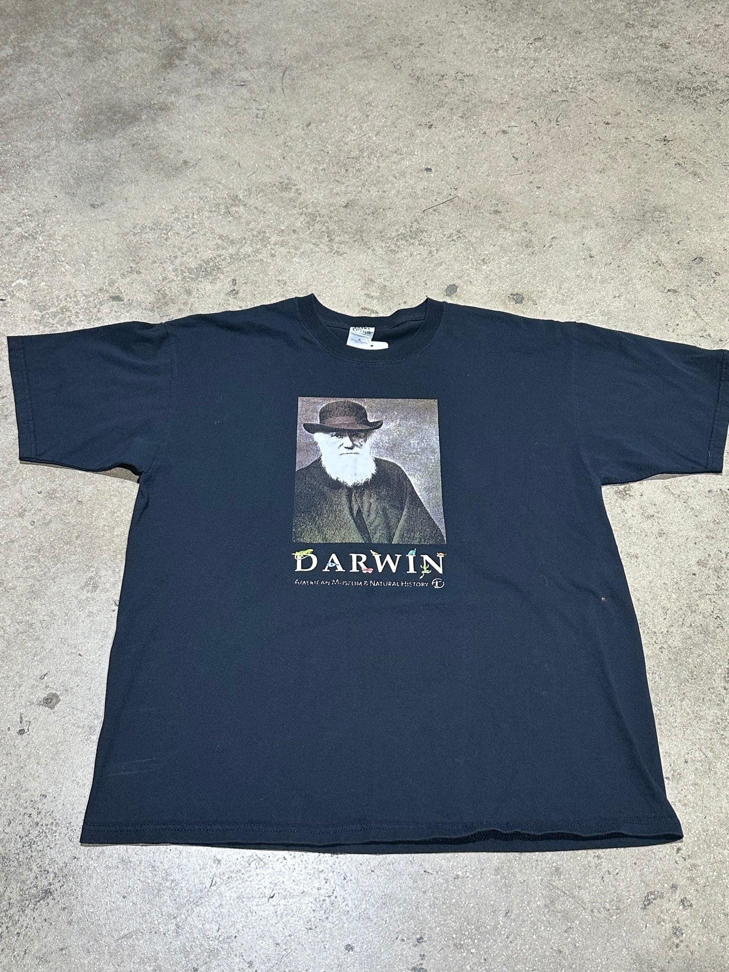 Darwin American Museum Tee - Black Size XL
