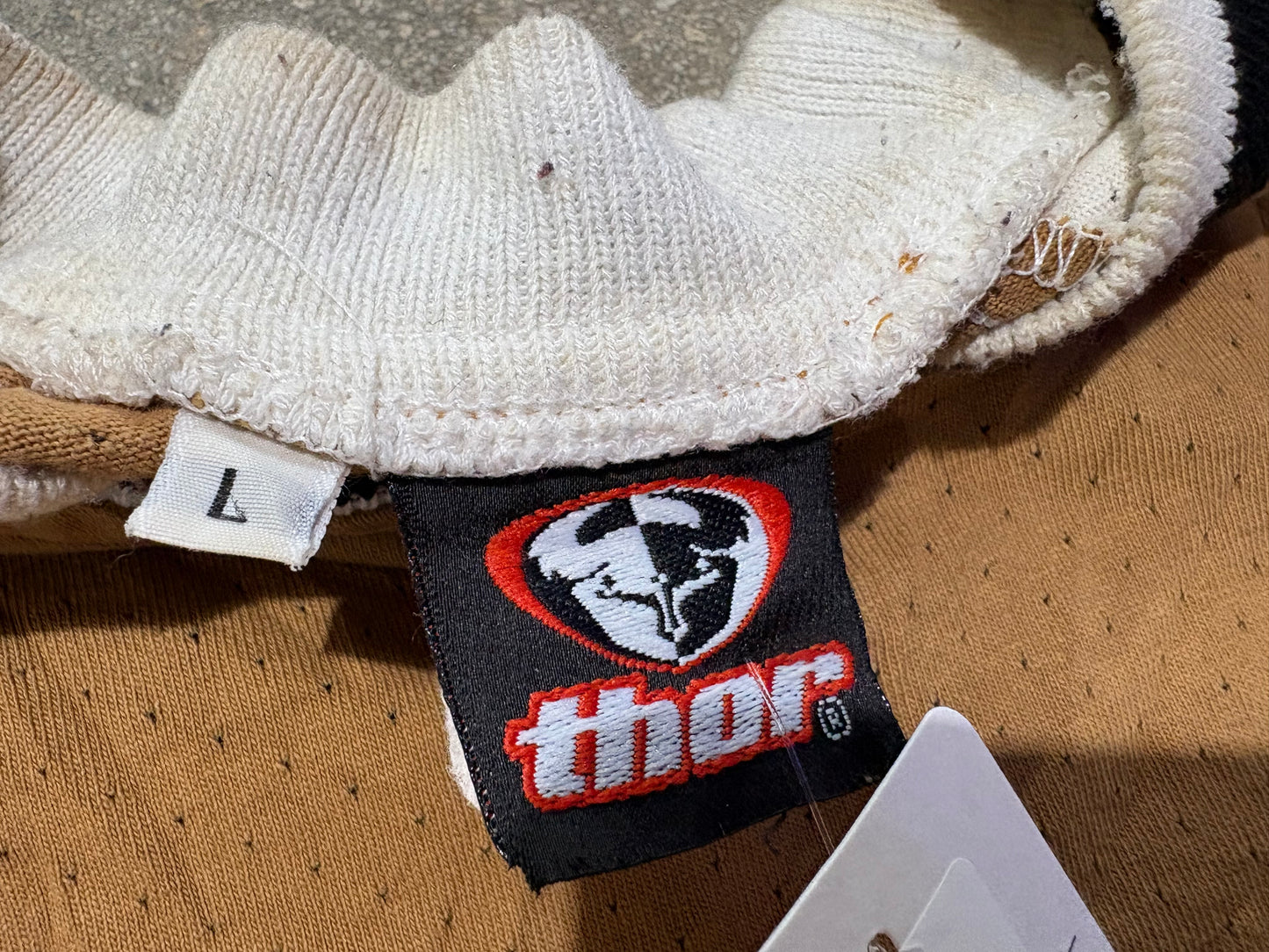 Thor Perforated Jersey - Wheat Size Large