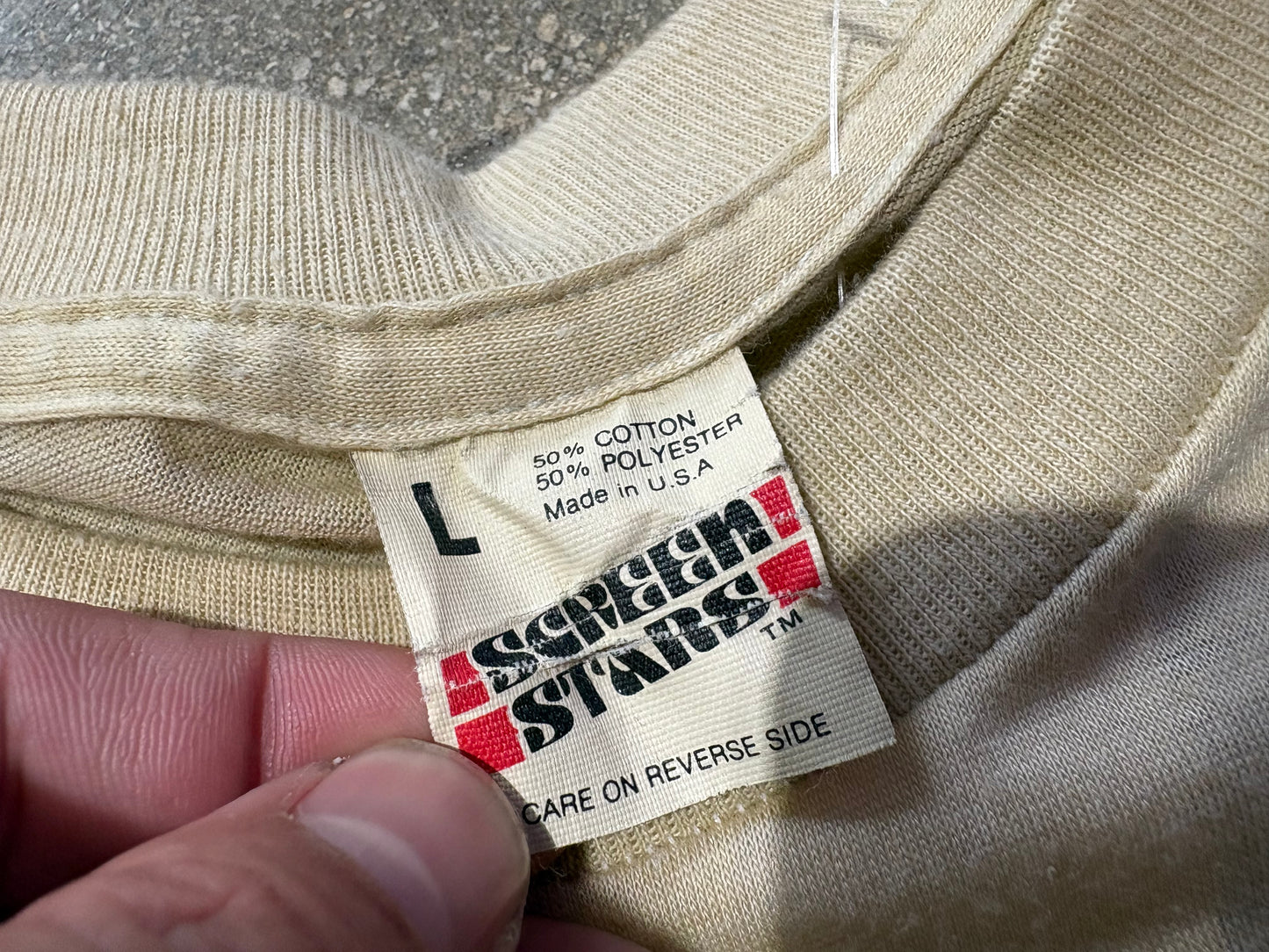 Vietnam A Television History Tee - Cream Size Large