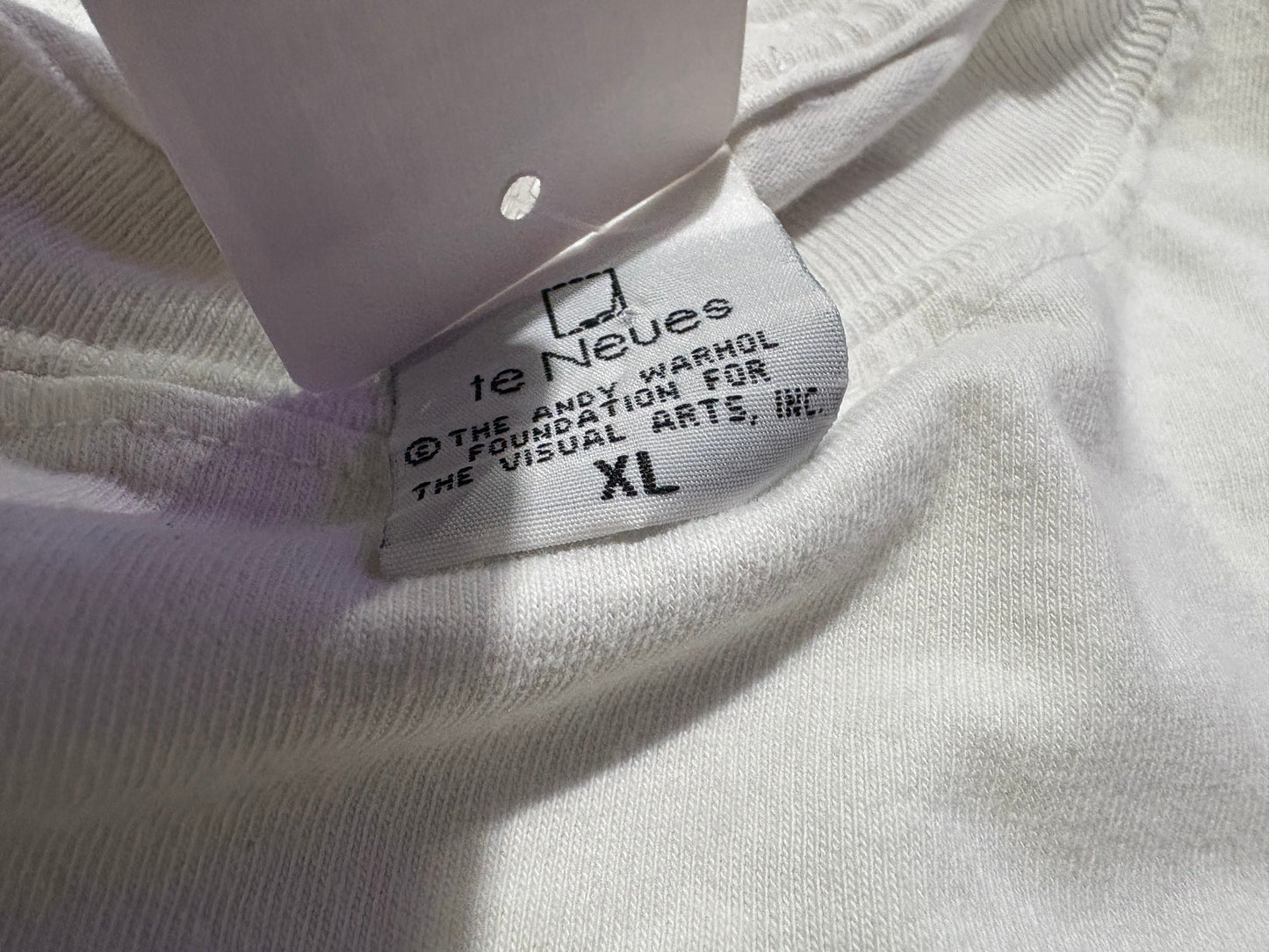 1996 Andy Warhol Cow Print Tee - White Size XL