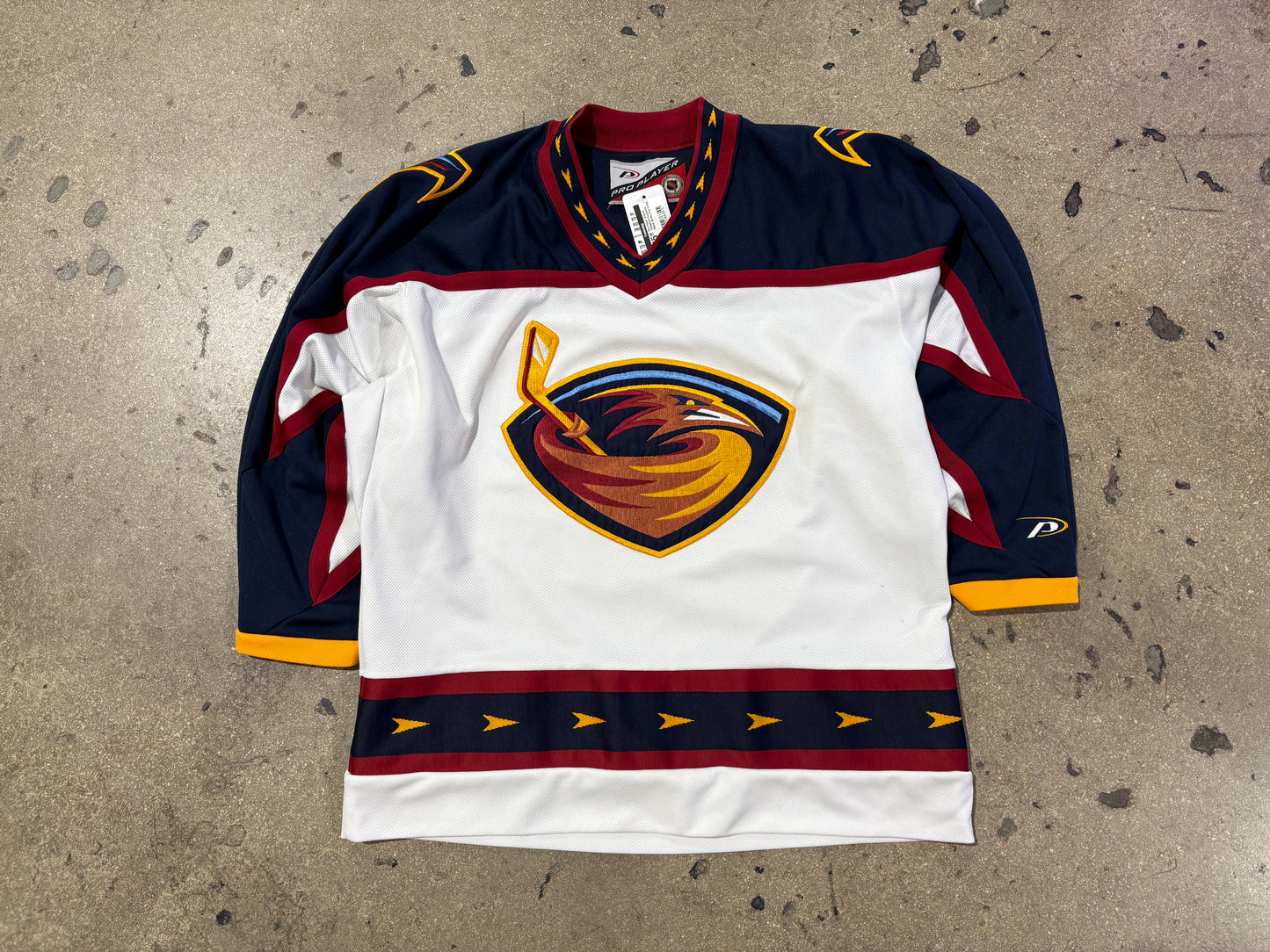 Pro Player Atlanta Thrashers Authentic Blank Jersey Size Large