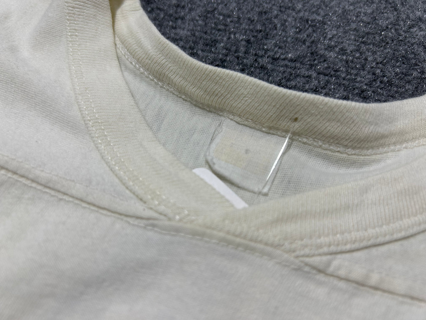 West Shore Community College 3/4 Shirt - White Size Large