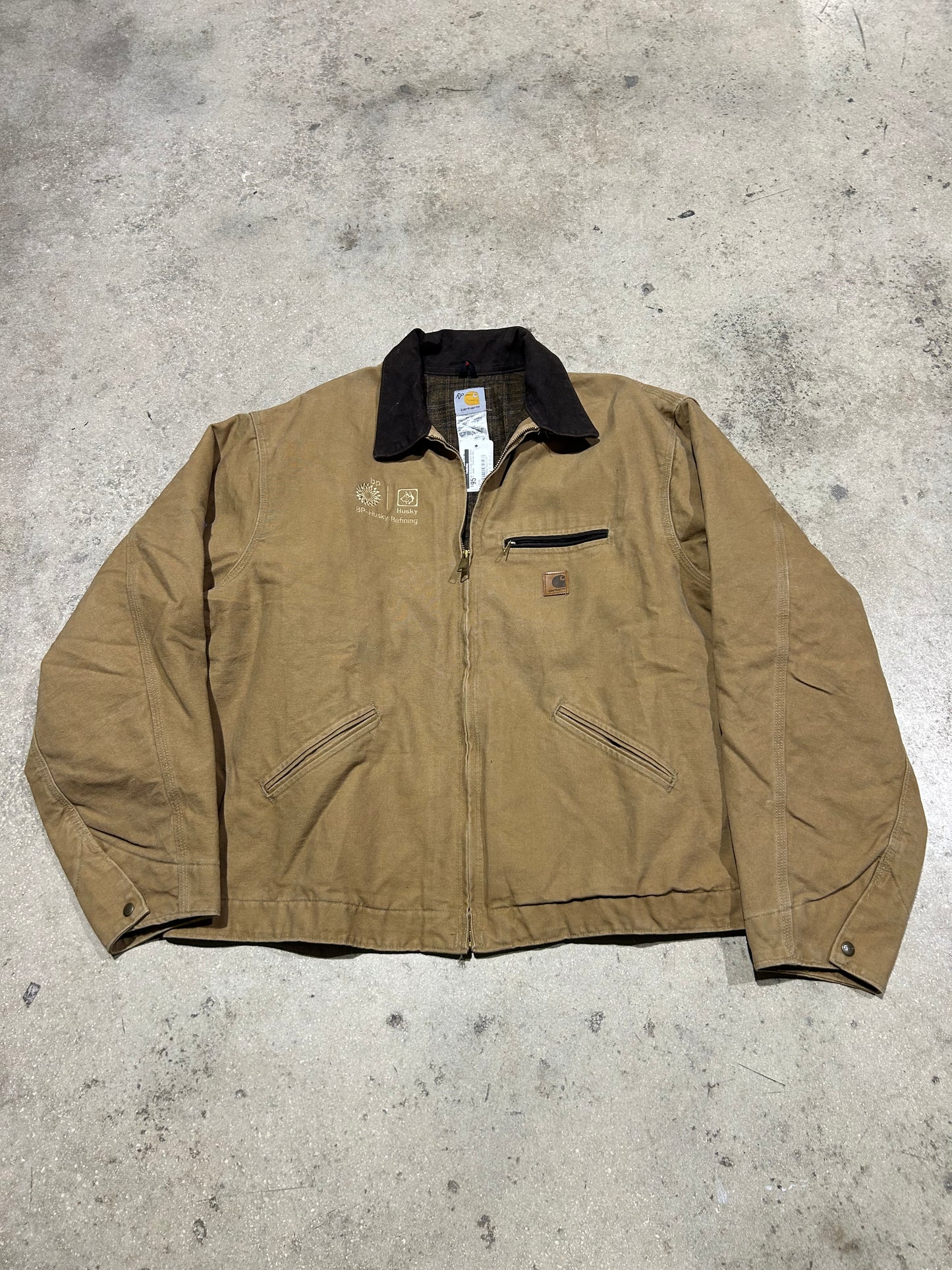 BP & Husky Carhartt Detroit Jacket - Khaki Size XXXL