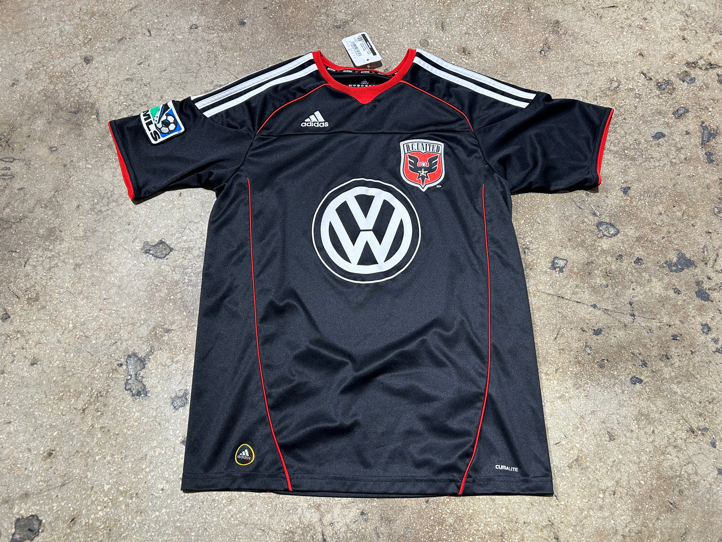 2010 Adidas FC Dallas Soccer Jersey - Black / Red Size Large