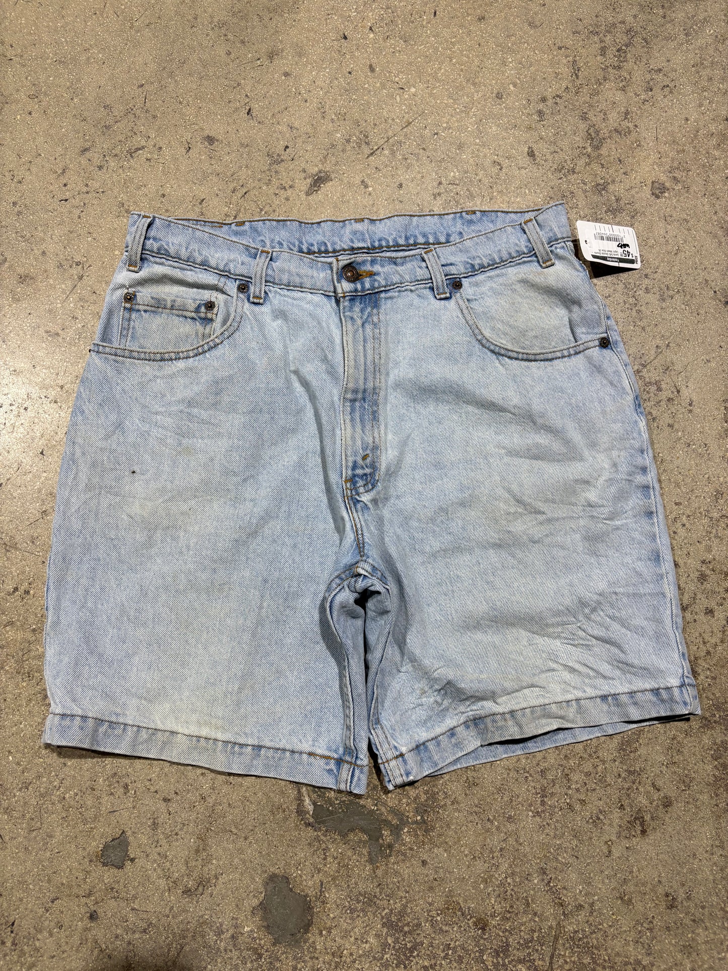 Levis 545 Denim Shorts - Light Wash Size 36