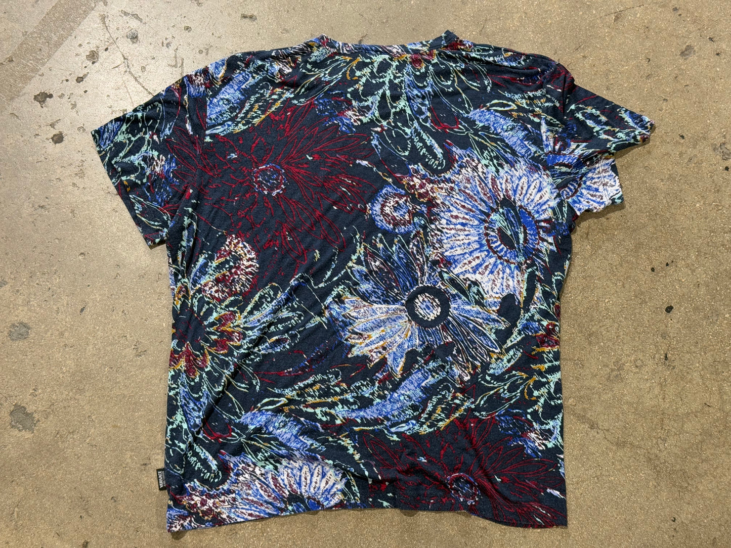 Women’s Versace Blossom AOP Tee - Multicolor Size XXL