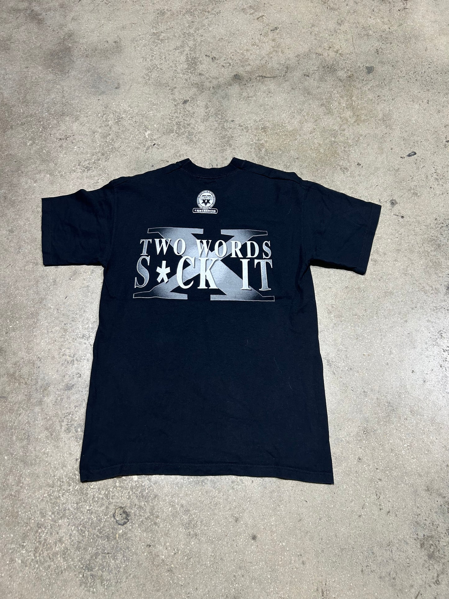 1998 WWF DX Suck It Tee - Black Size Large