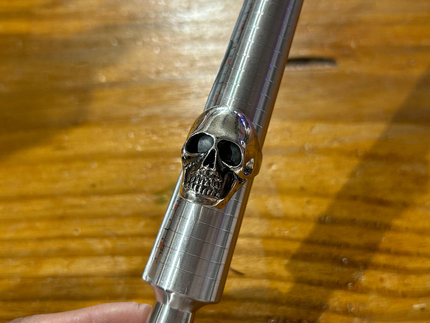 Skull Ring .925 Silver - 19.3 Grams Size 12
