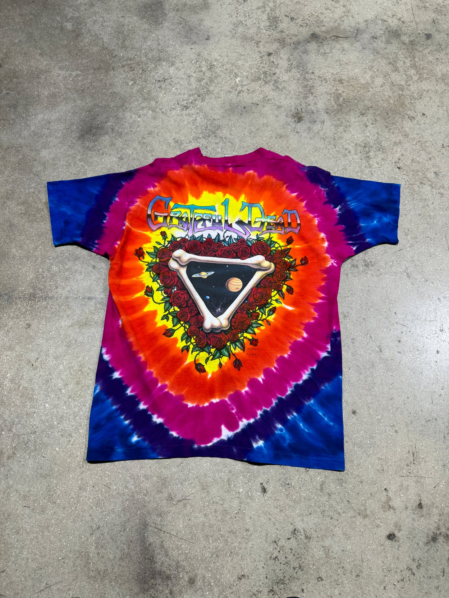 1992 Grateful Dead Space Your Face Tee - Tie Dye Size XL