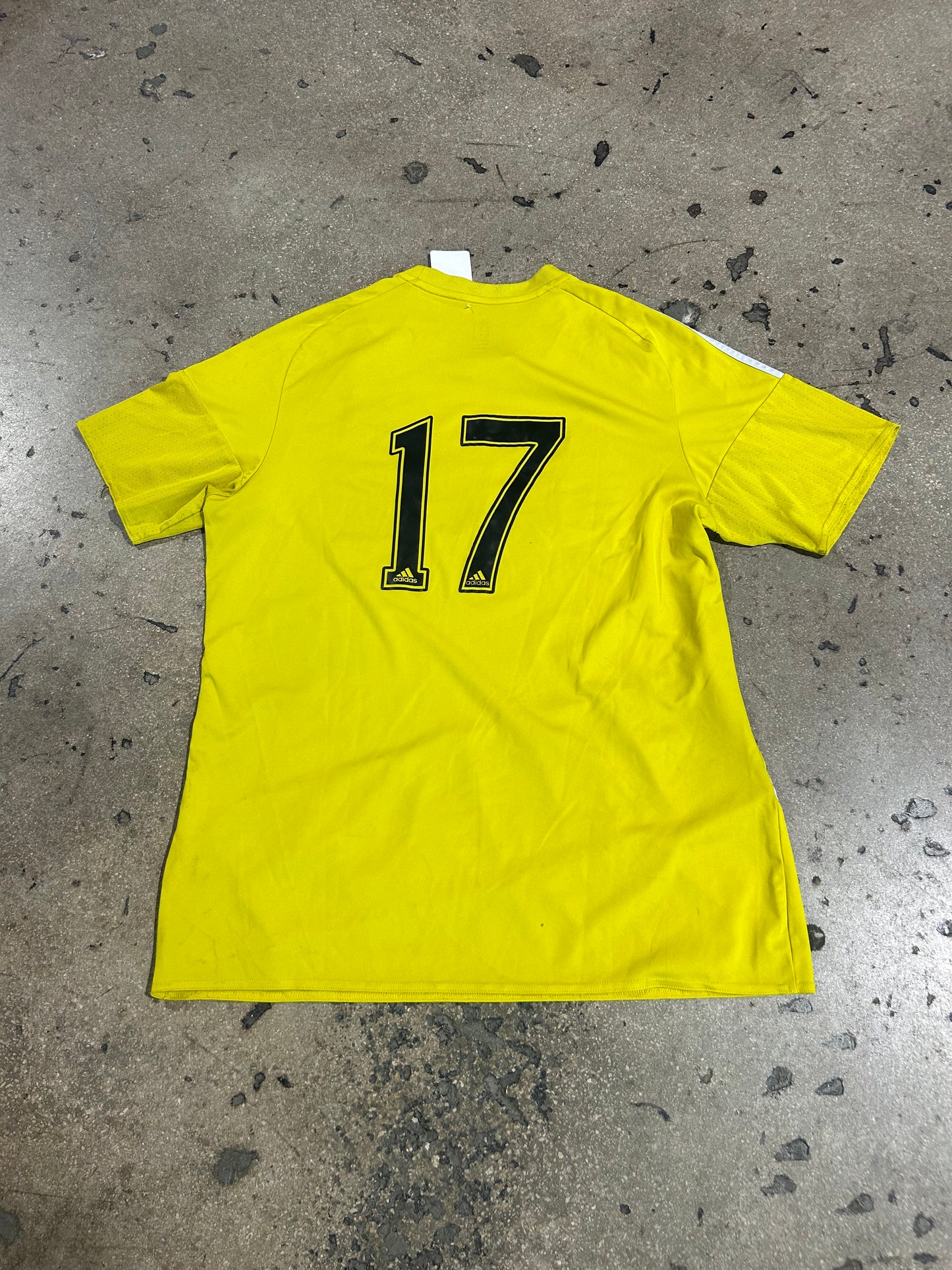 Chuck Norris Rage FC Soccer Jersey #17 - Yellow Size XL