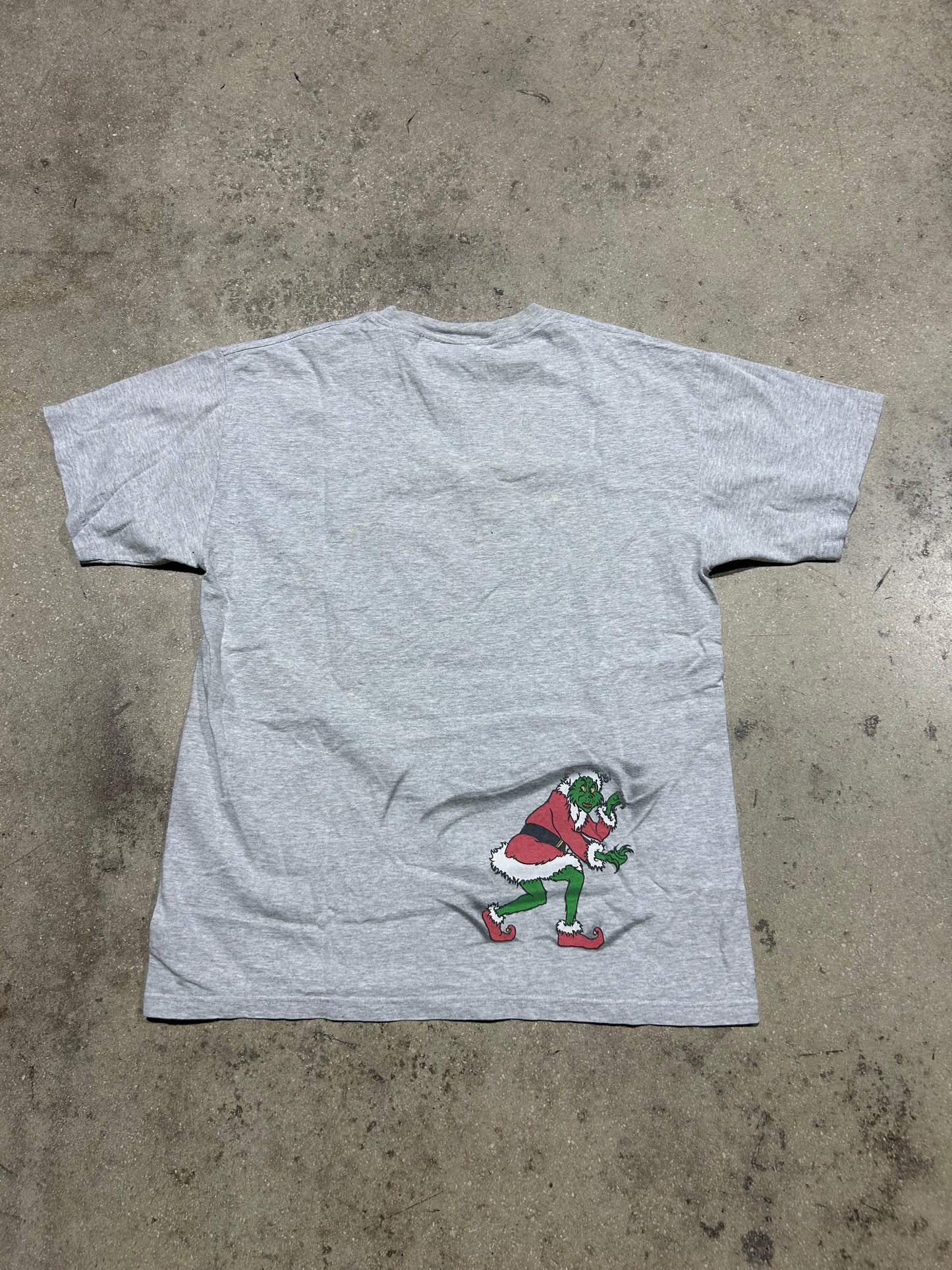 How The Grinch Stole Christmas Tee - Gray Size Large