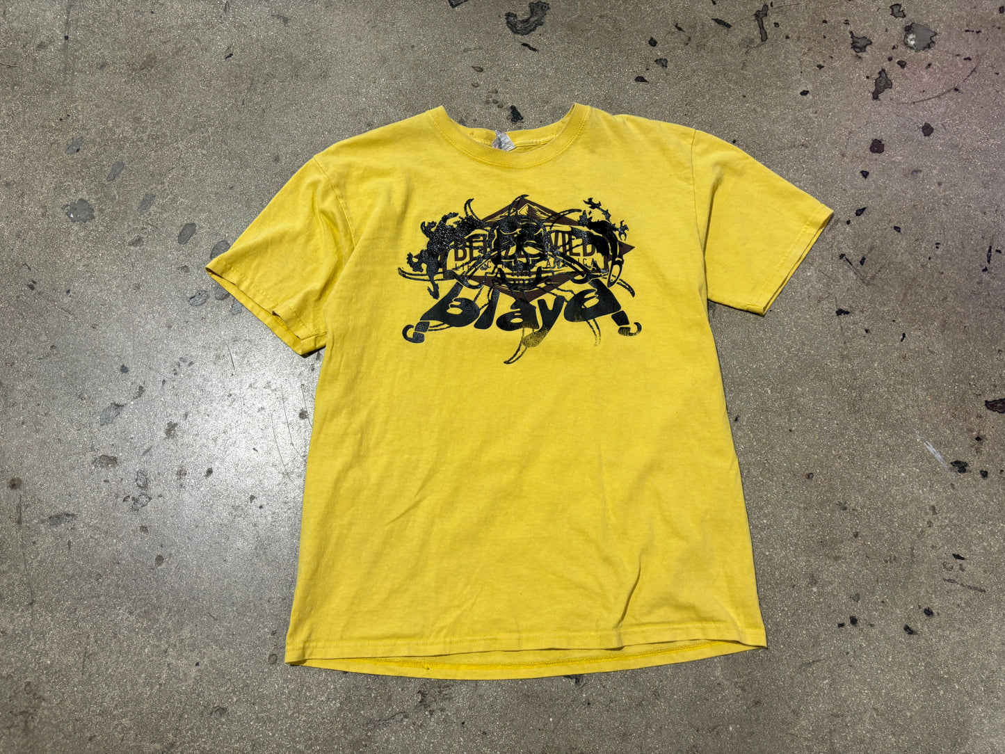 Belize Wild Playa Tee - Yellow Size Large