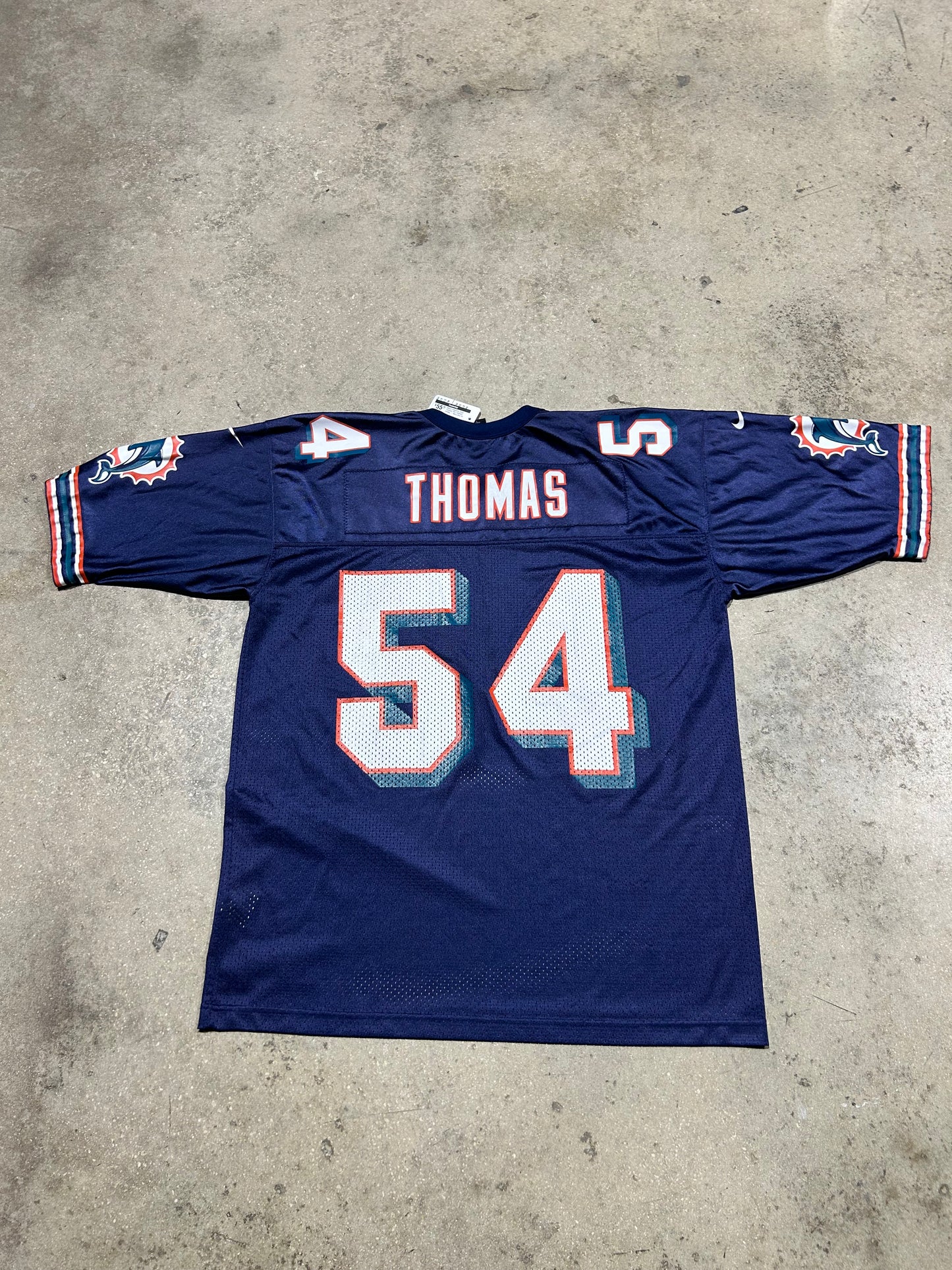 Miami Dolphins Zach Thomas #54 Football Jersey - Navy Size XL