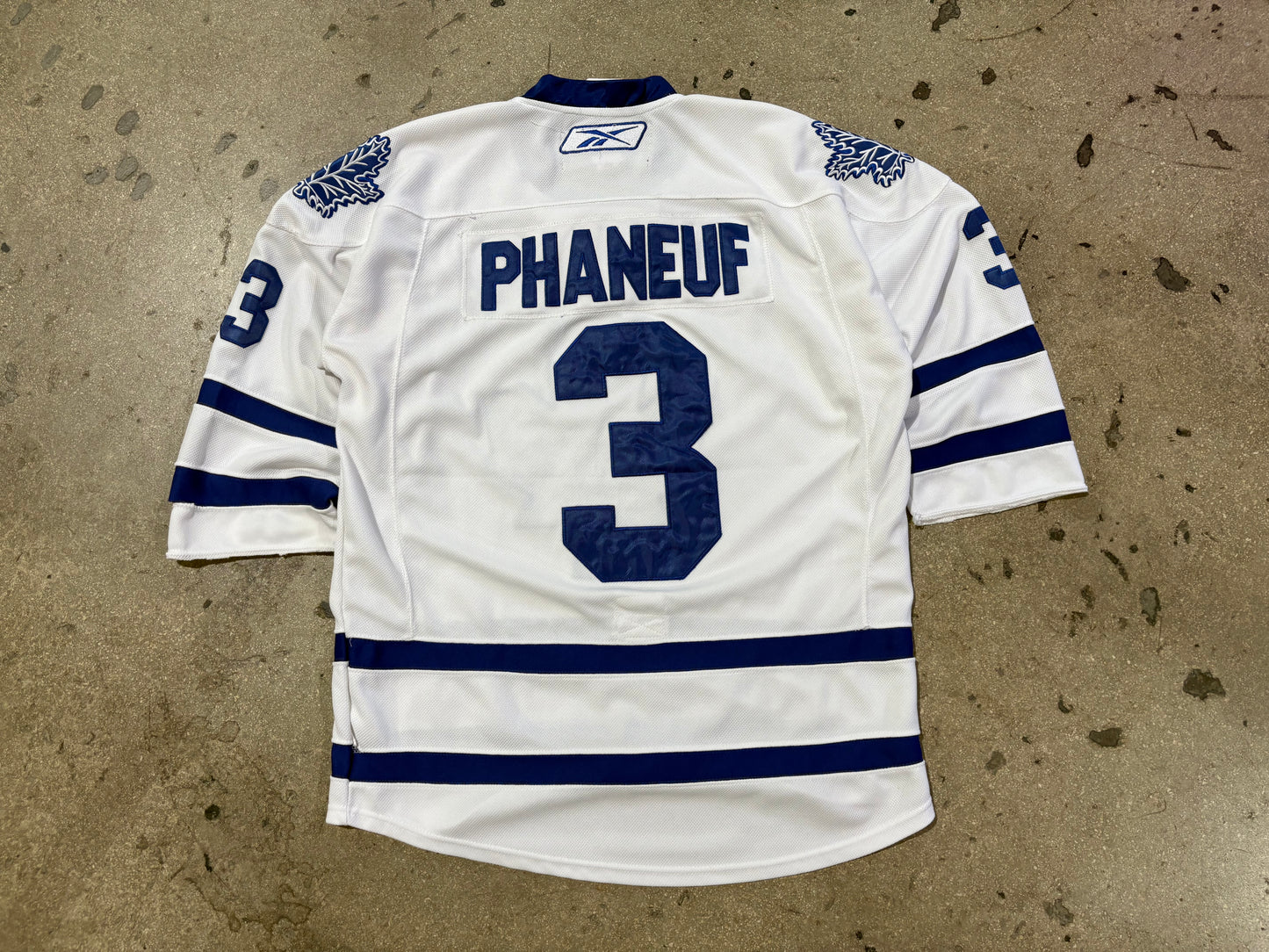 Reebok Toronto Maple Leafs Phaneuf #3 Authentic Jersey Size 52