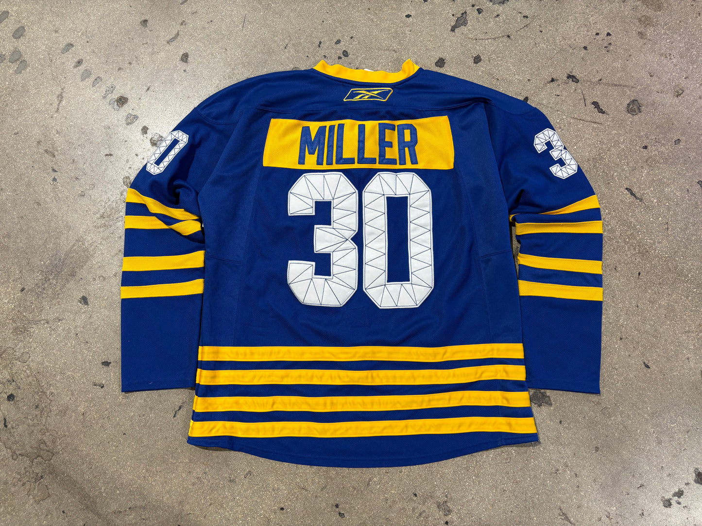 Reebok Buffalo Sabres Miller #30 Authentic ON ICE Jersey Size 52