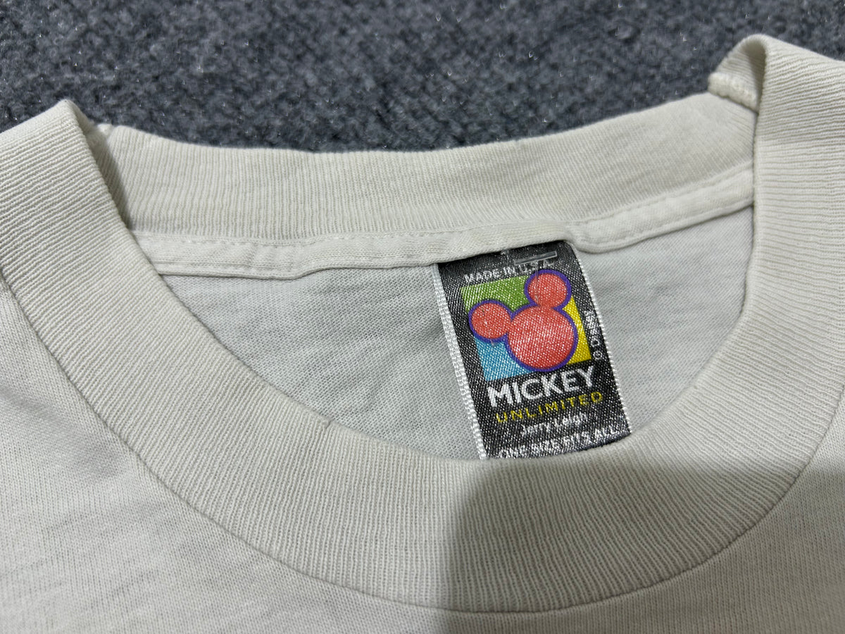 Jerry Leigh Mickey Sneaker AOP Tee - White Size XL