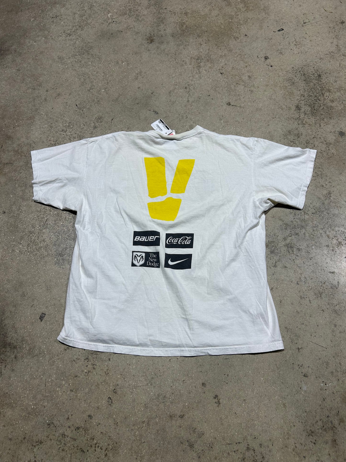 1996 NHL Break Out Tour Tee - White Size XL