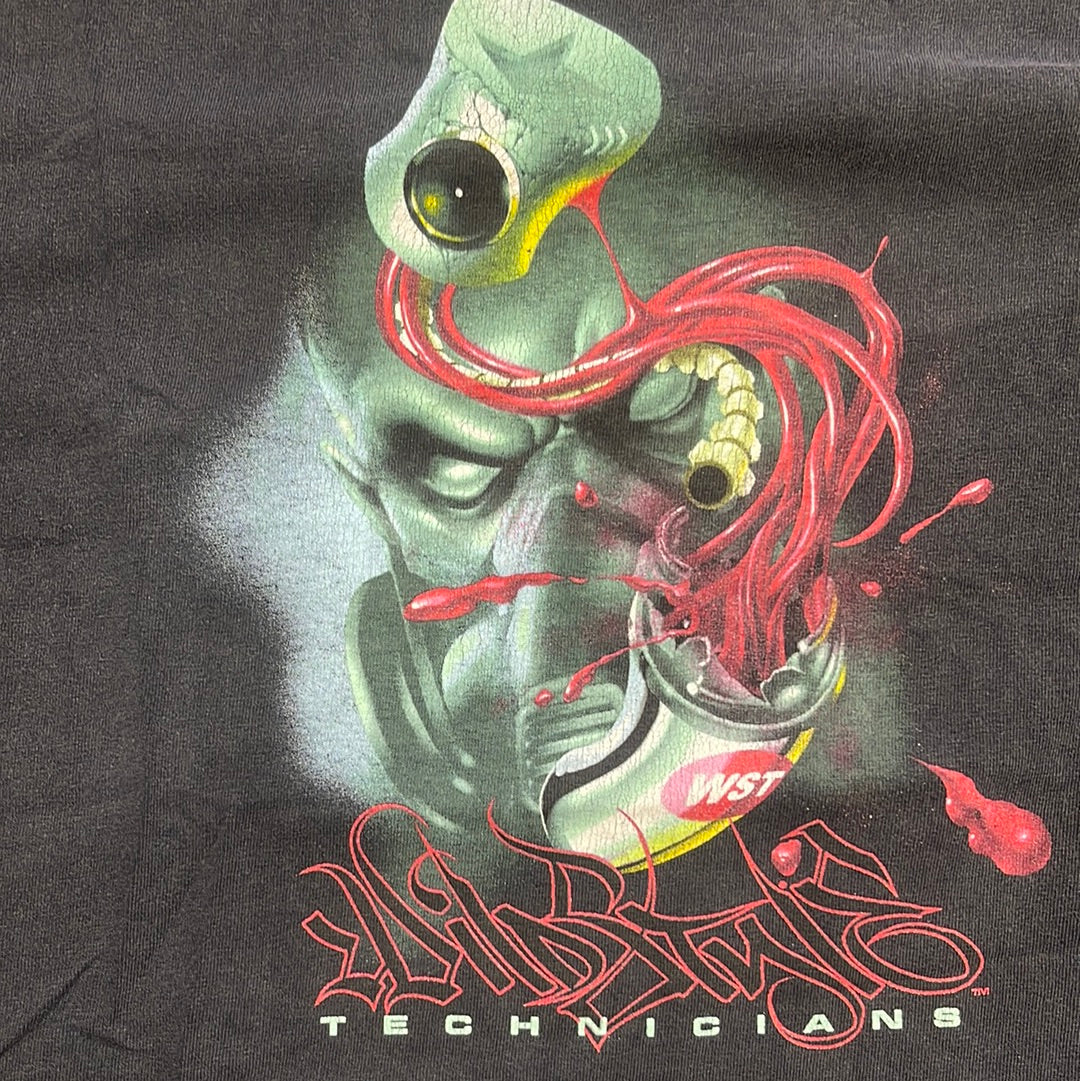 Wild Style Technicians Villian Tee - Black Size Medium