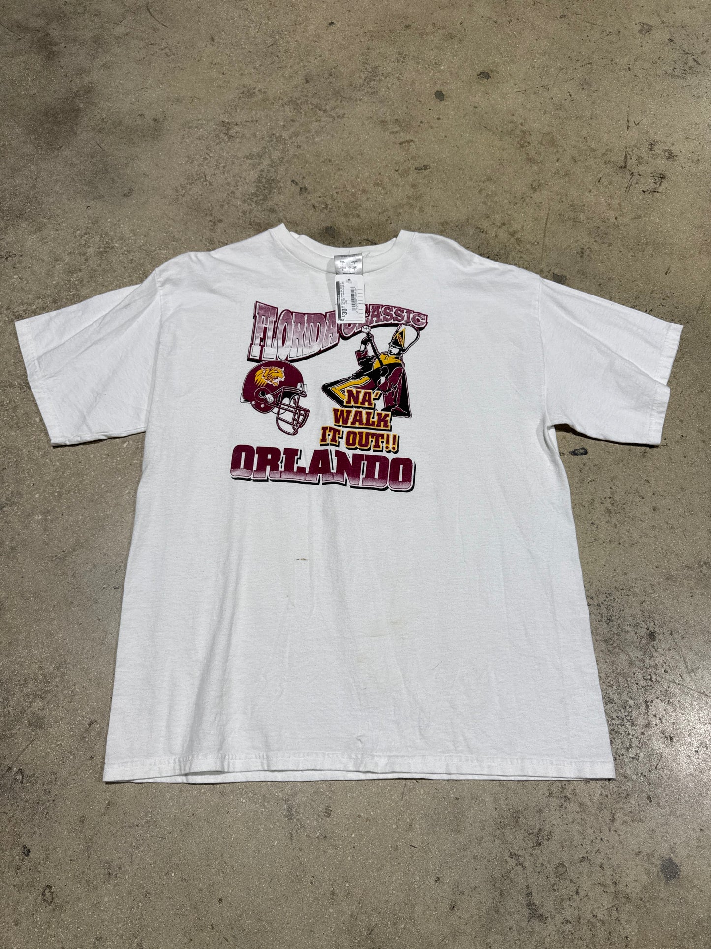 Florida Classic Na Walk It Out Tee - White Large (23 x 30)
