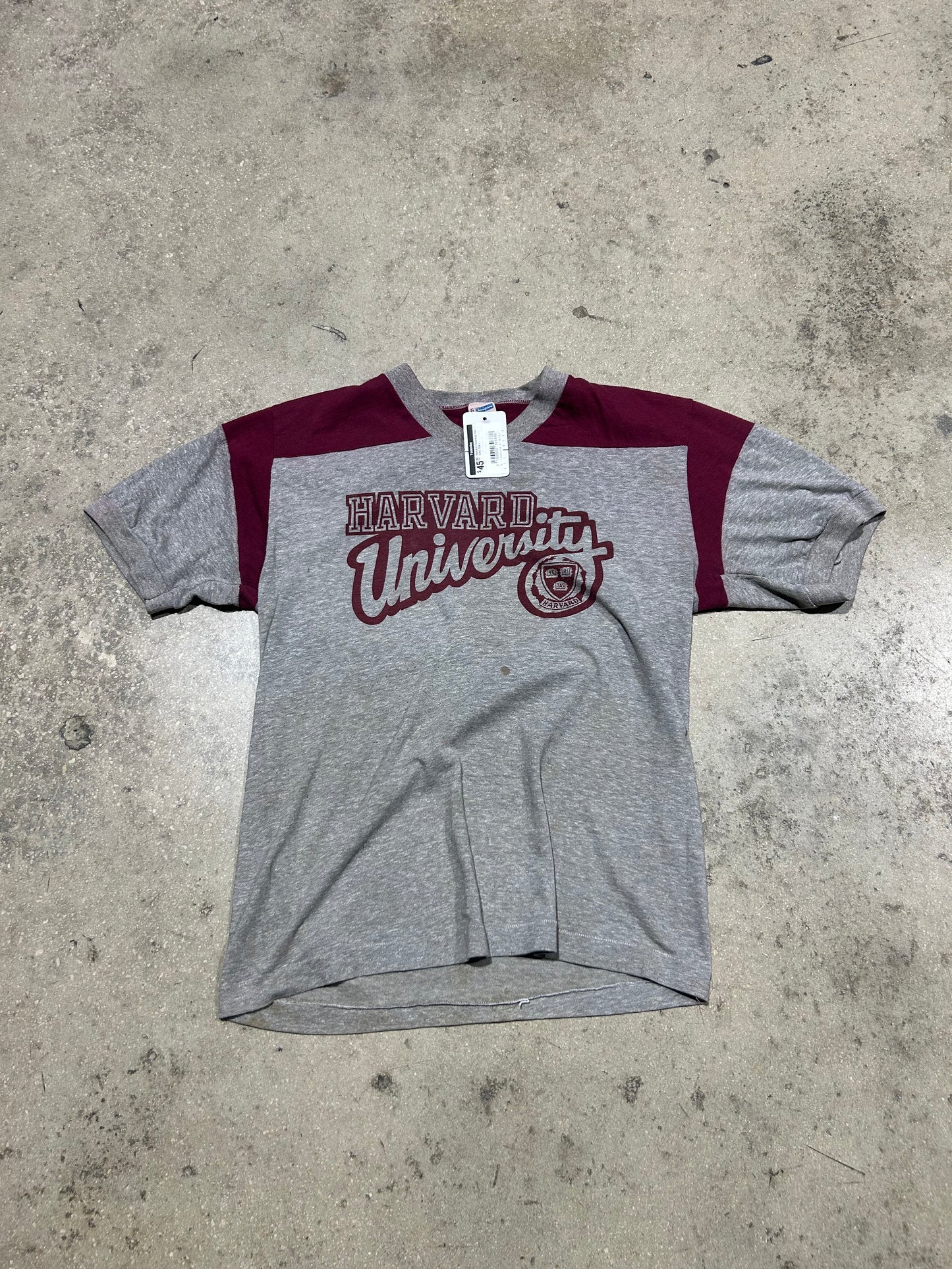Harvard University Tee - Grey Size Large