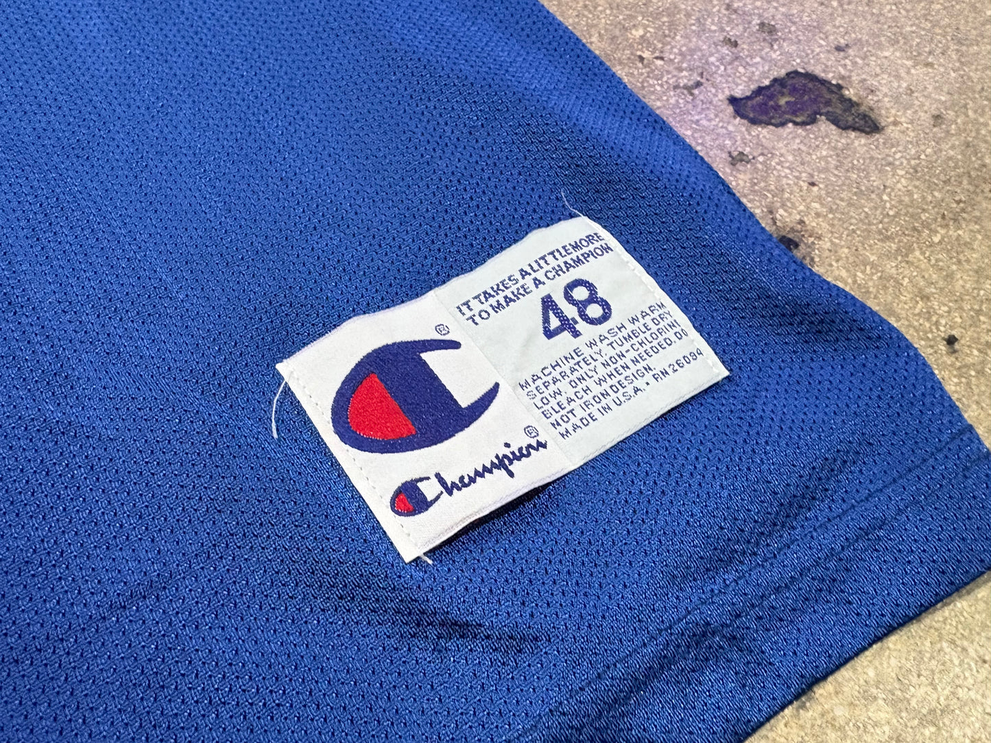 Champion Dallas Mavericks #32 Mashburn Jersey - Blue Size 48/ XL