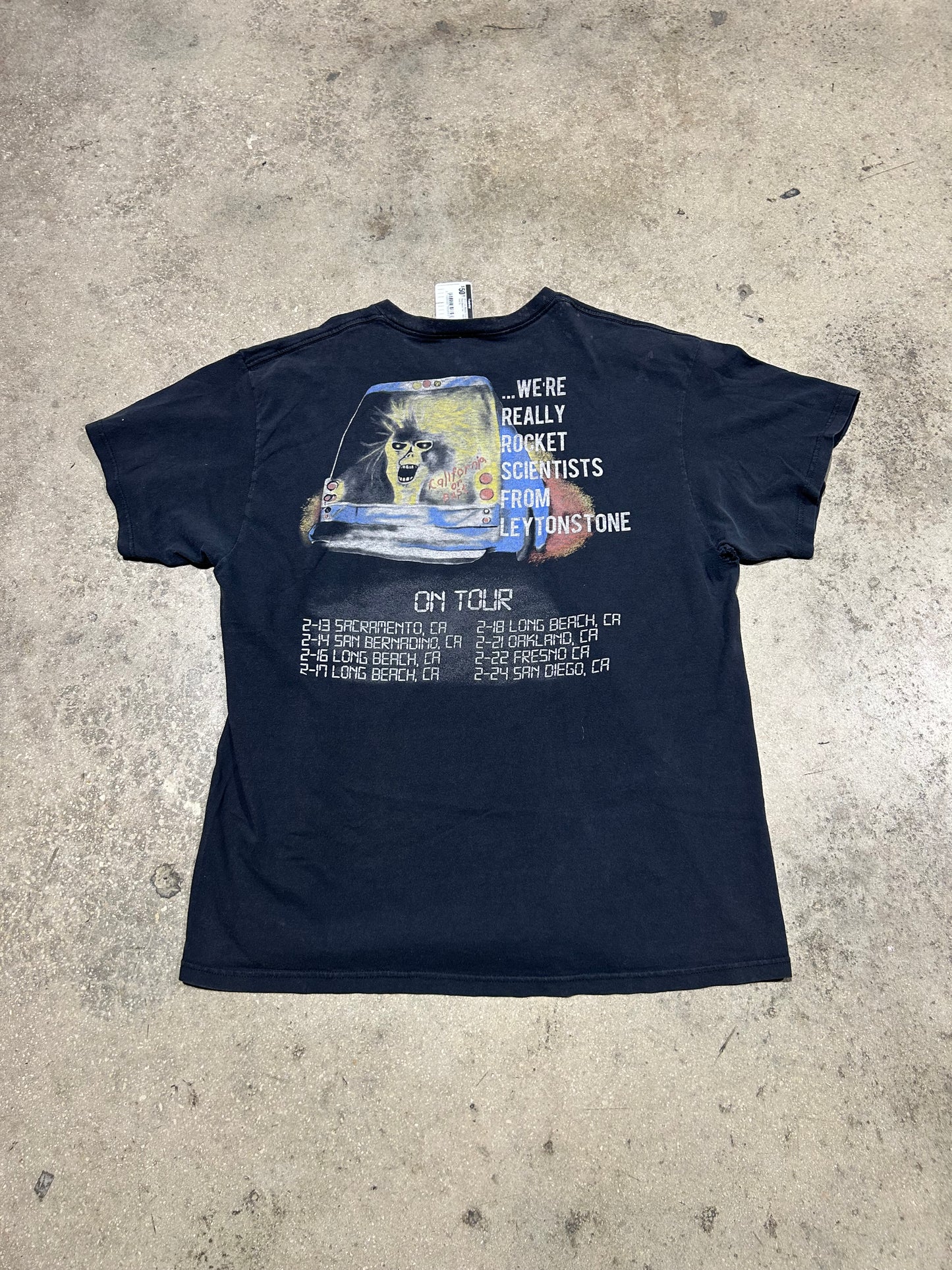 2013 Iron Maiden English Rock Band Tee - Black Size XL