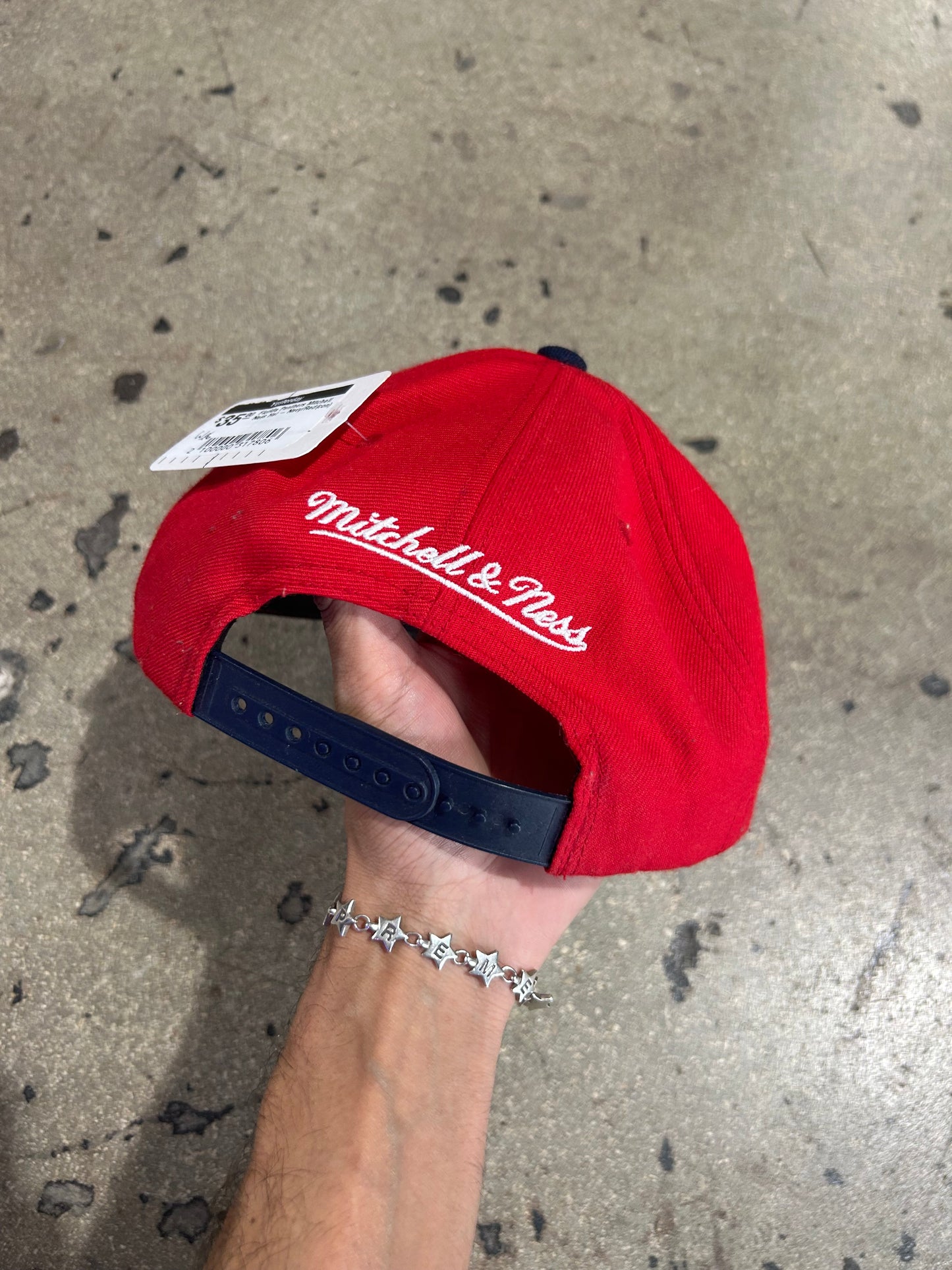 Florida Panthers Mitchell Ness Hat - Navy/Red(con)