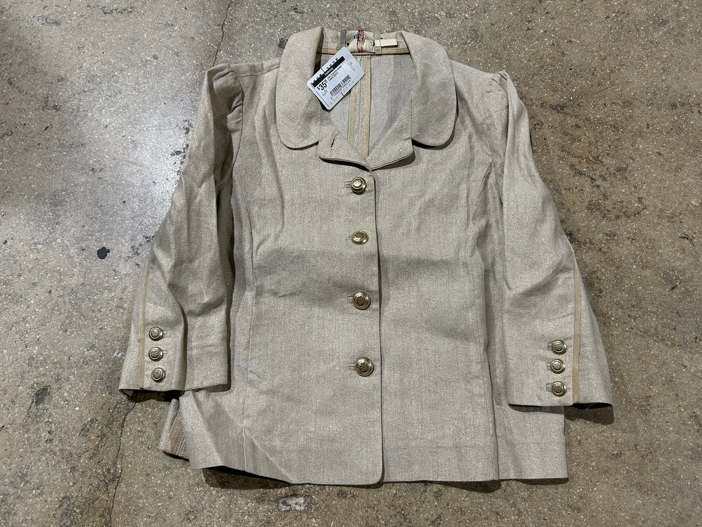 Juicy Couture Jacket - Cream Size 6