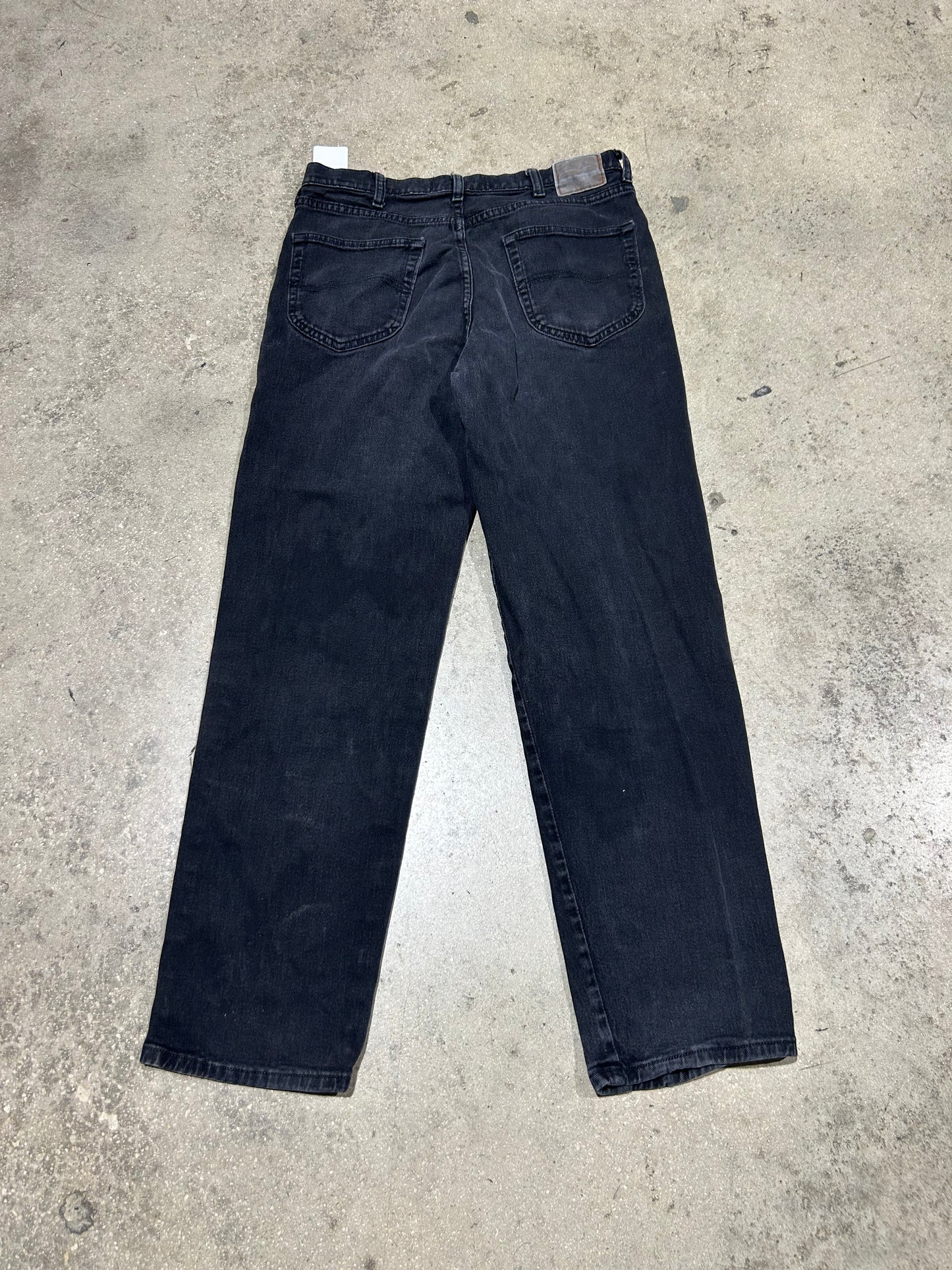 Lee Relaxed Fit Jeans - Black Size 34x32