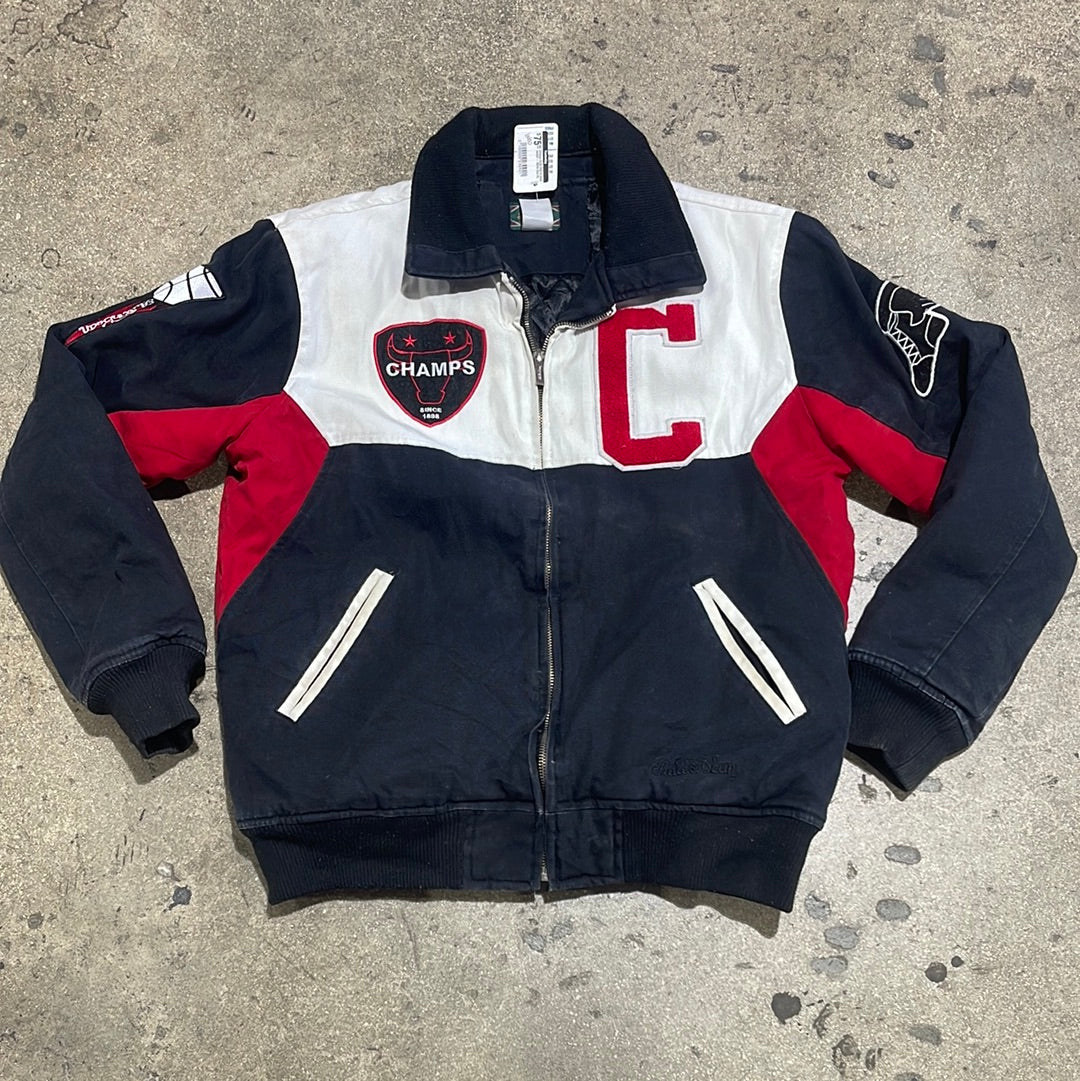 Chicago Bulls Stall & Dean Jacket - White Size XL