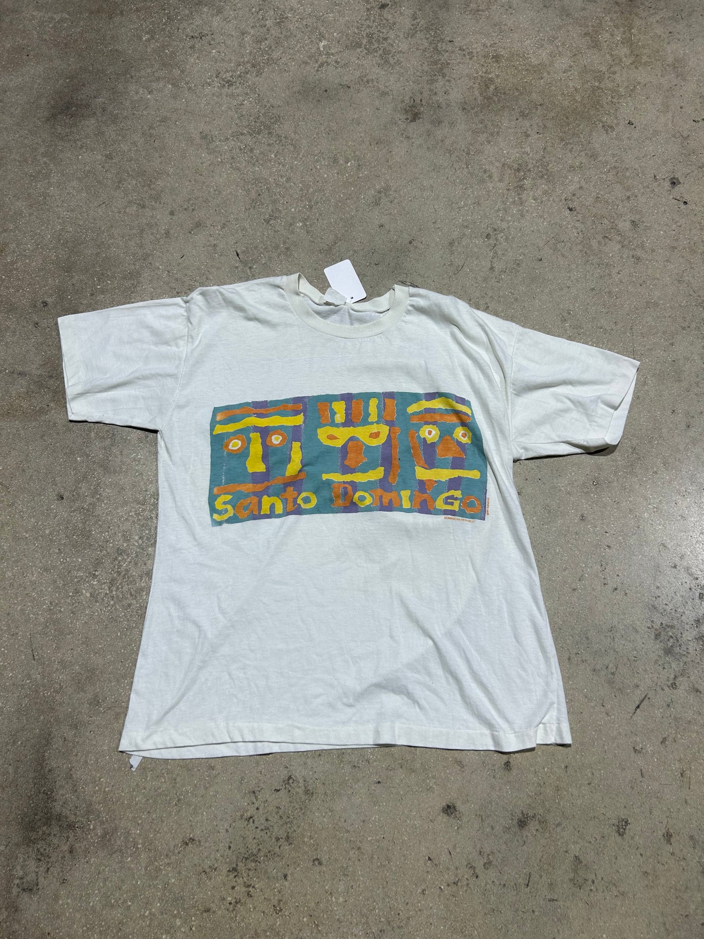 Santo Domingo Tee - White Size Large