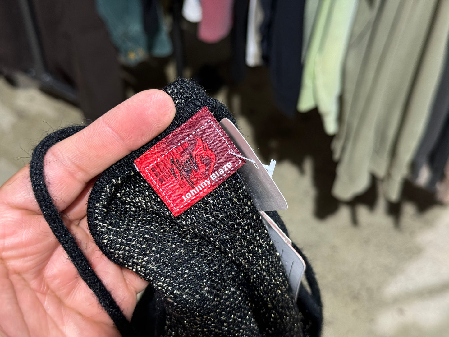 Women's Johnny Blaze Fuzzy Tank - Black/Gold Size Medium