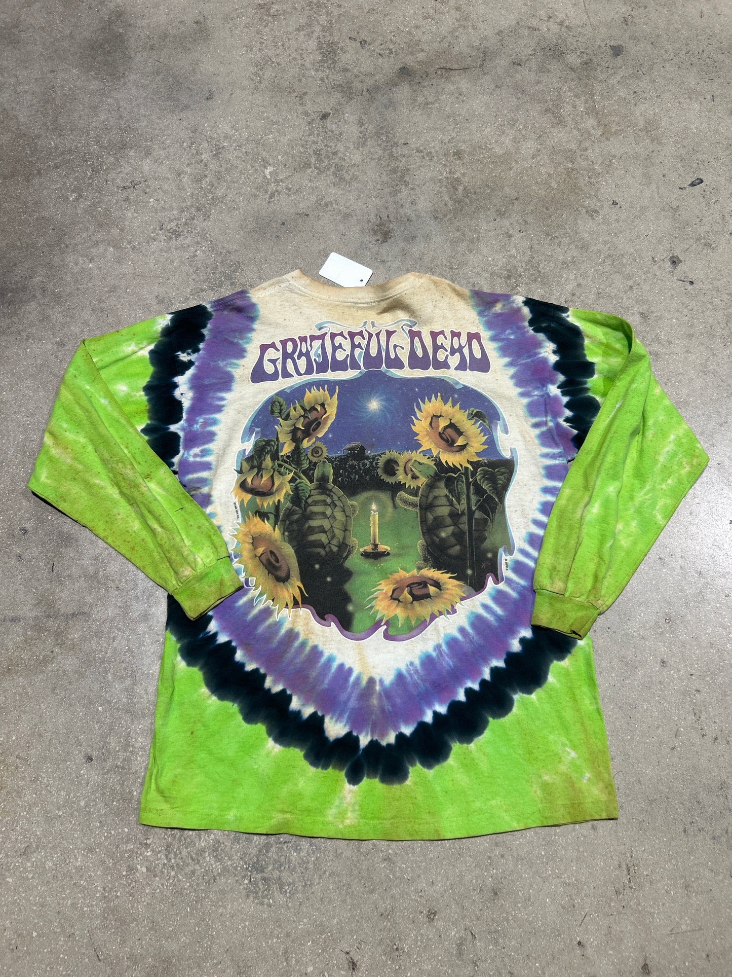 1998 Grateful Dead Tortoise Longsleeve Tee - Tie Dye Size XL