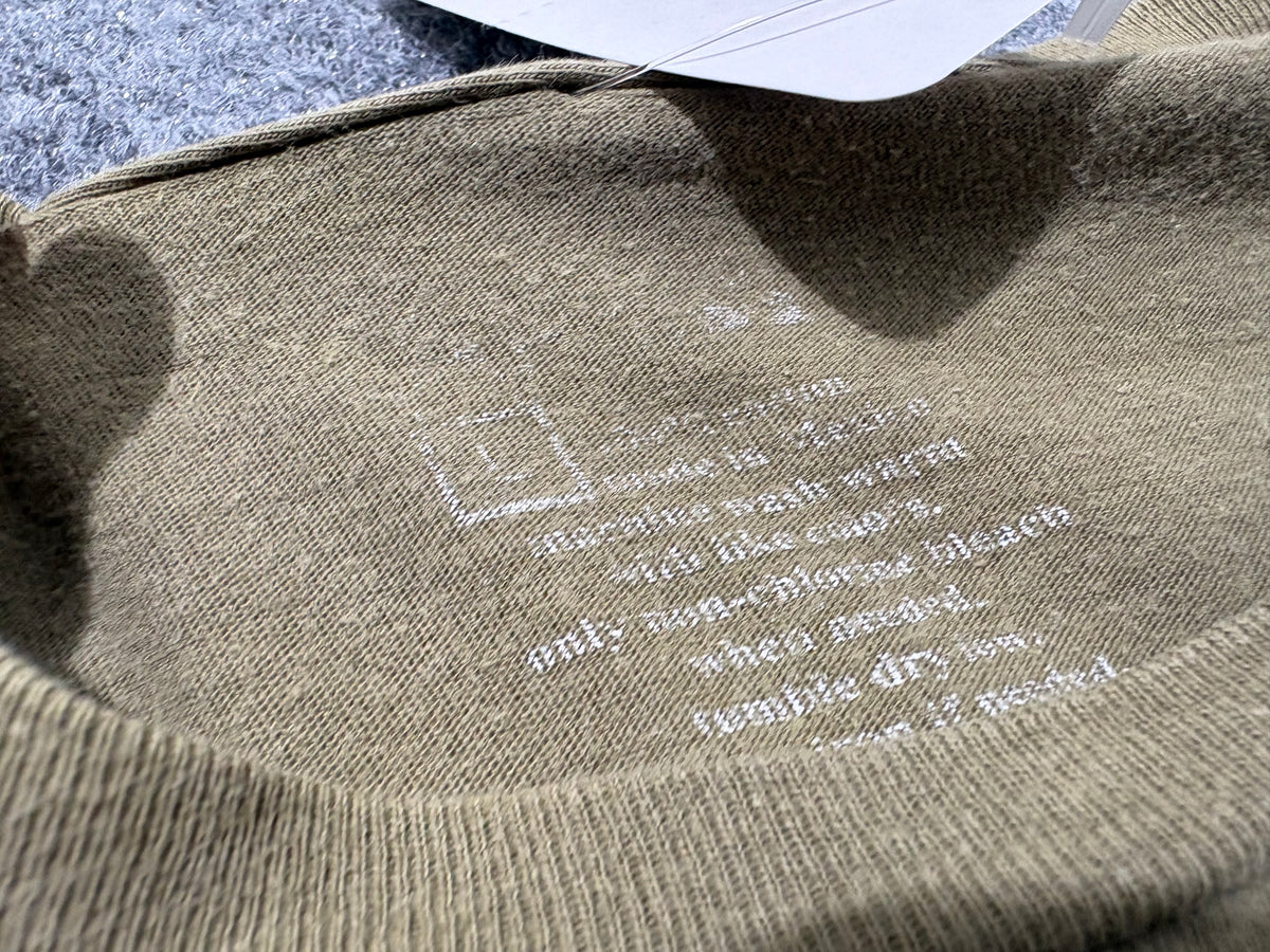 Y2K RIU Crest Logo Tee - Olive Size Large