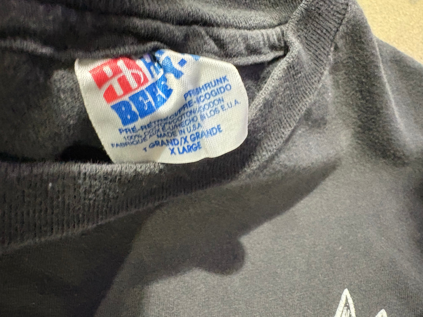 90s NRA Bald Eagle Tee - Black Size XL