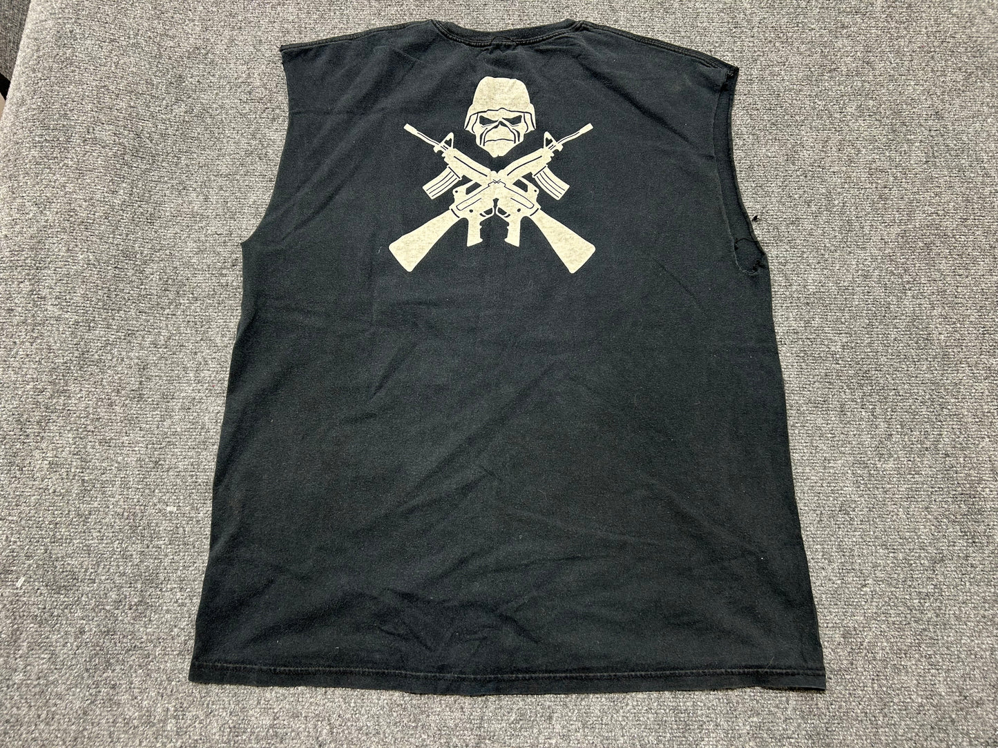 Iron Maiden Cut Off Tour Tee - Black Size XL