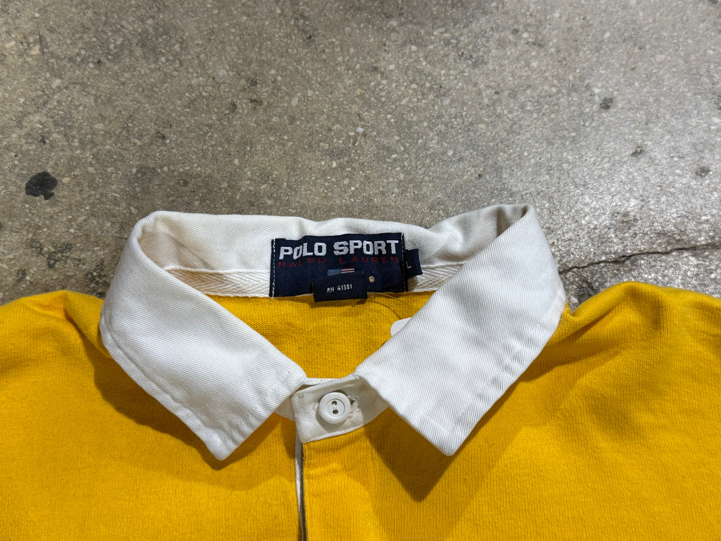 Polo Sport Spellout Rugby - Yellow Size XL